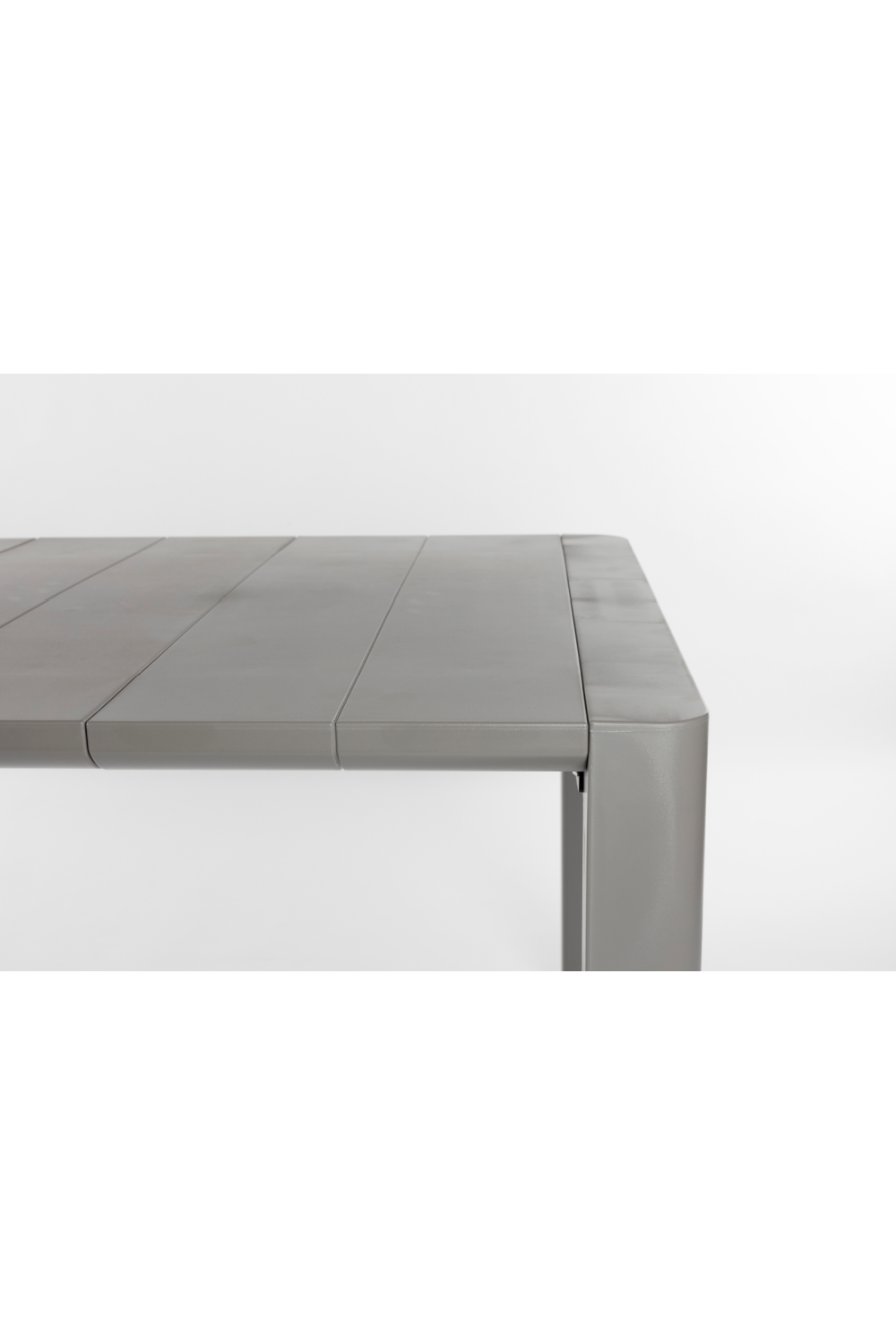 Gray Steel Outdoor Dining Table | DF Alban | OROA.com