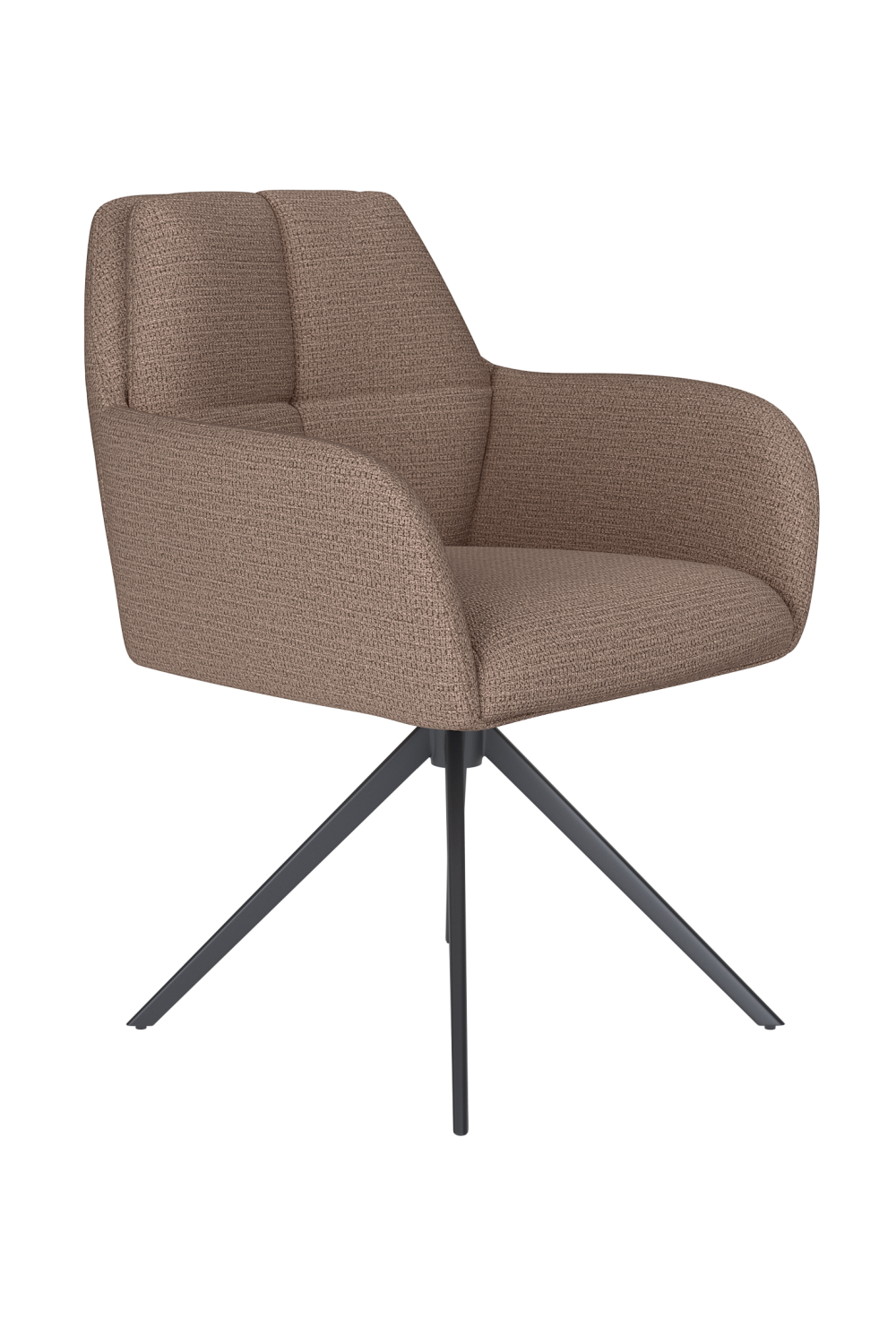 Square Tufted Swivel Armchair | DF Pete | OROA.com