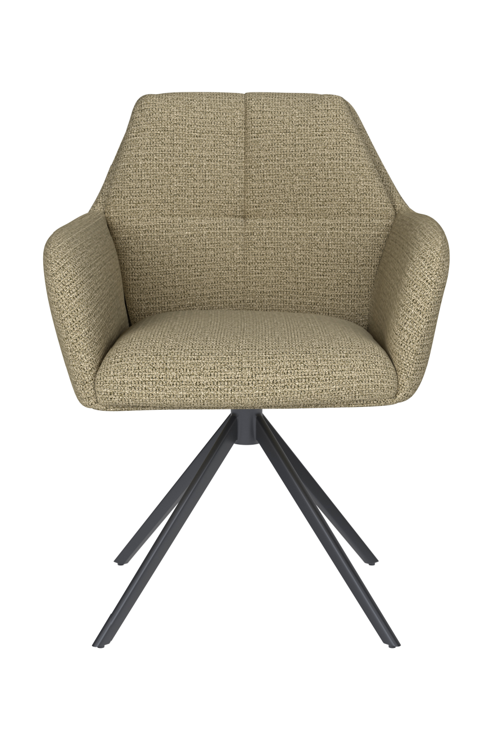 Square Tufted Swivel Armchair | DF Pete | OROA.com