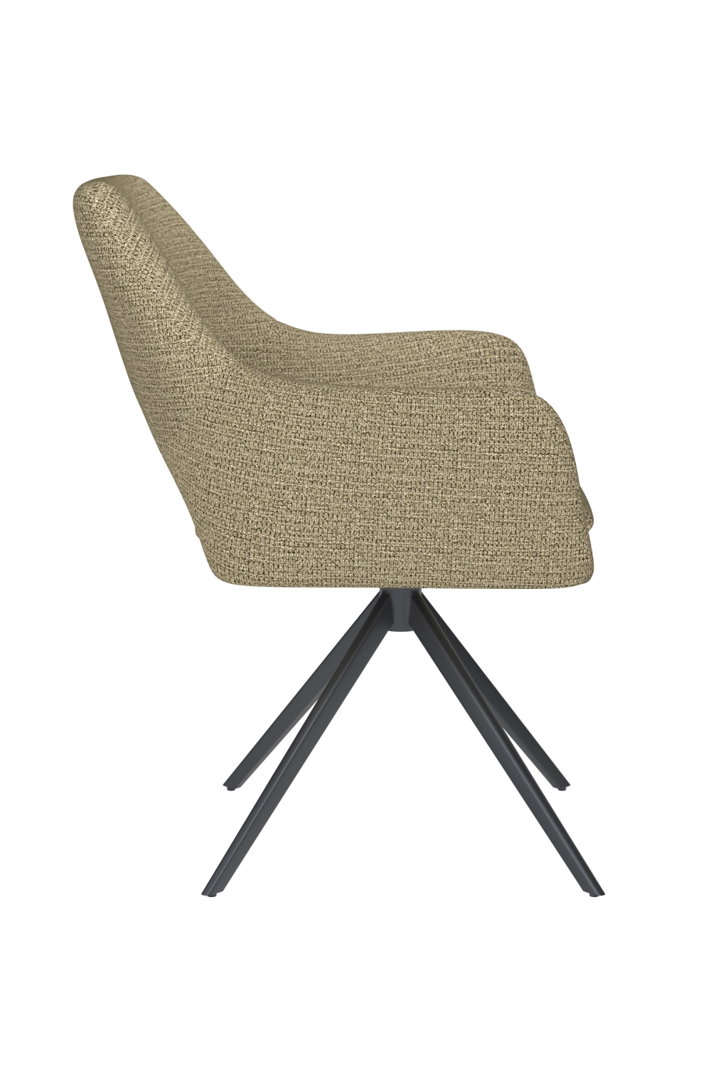 Cut-Out Back Swivel Armchair | DF Mos | OROA.com