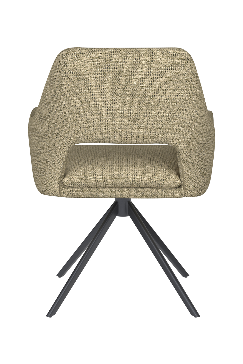 Cut-Out Back Swivel Armchair | DF Mos | OROA.com