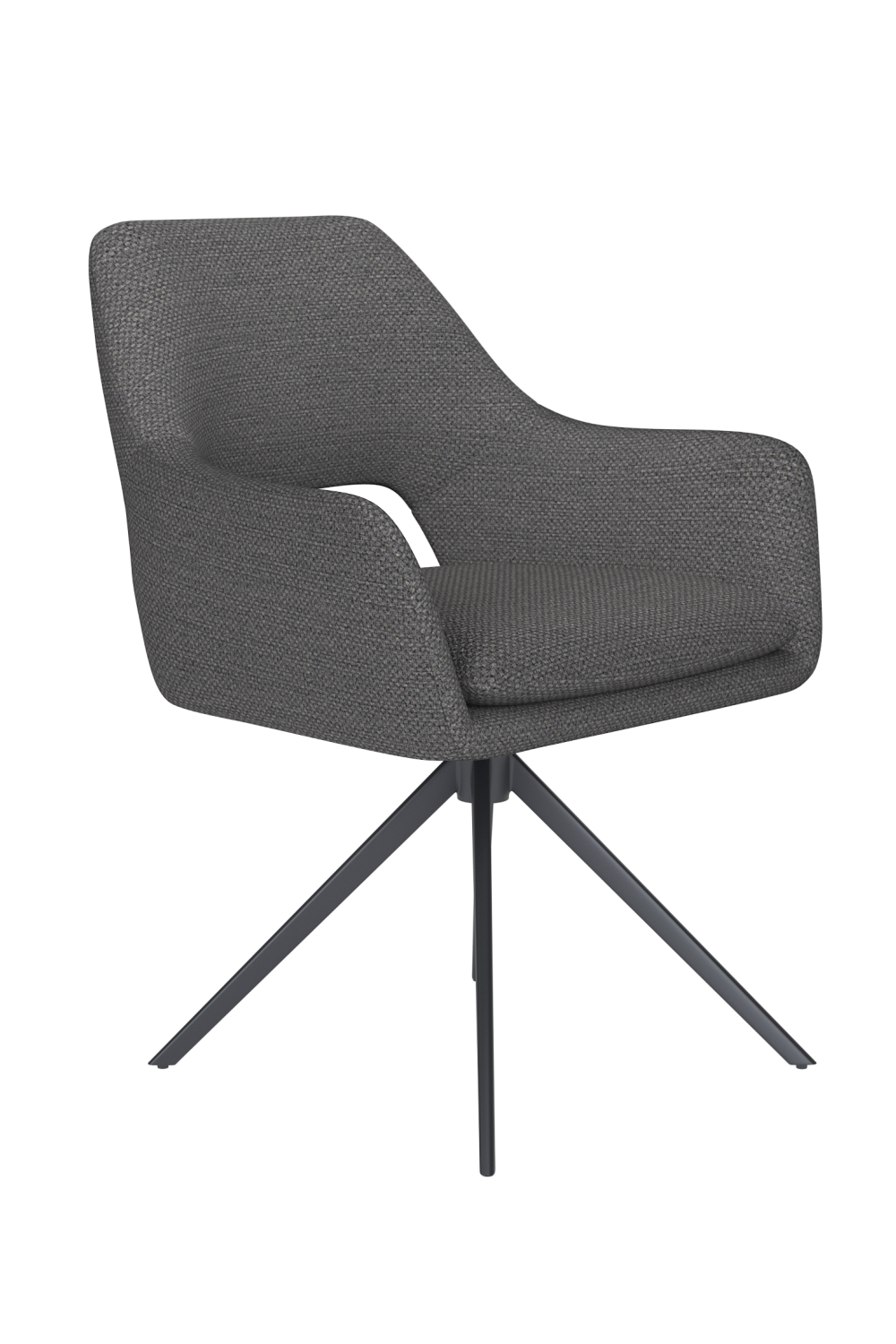 Cut-Out Back Swivel Armchair | DF Mos | OROA.com