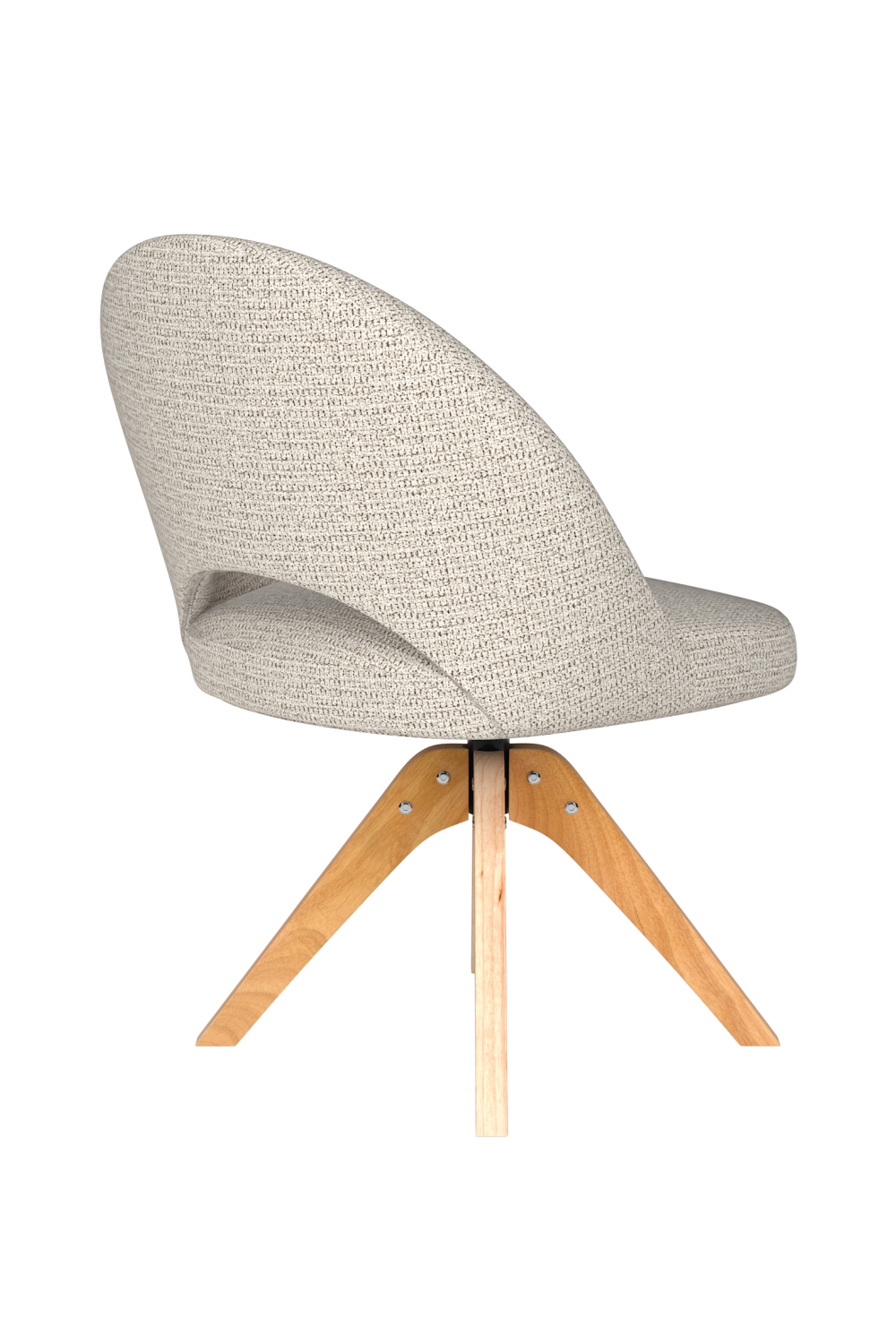 Cut-Out Wooden Swivel Chair | DF Mick | Oroa.com