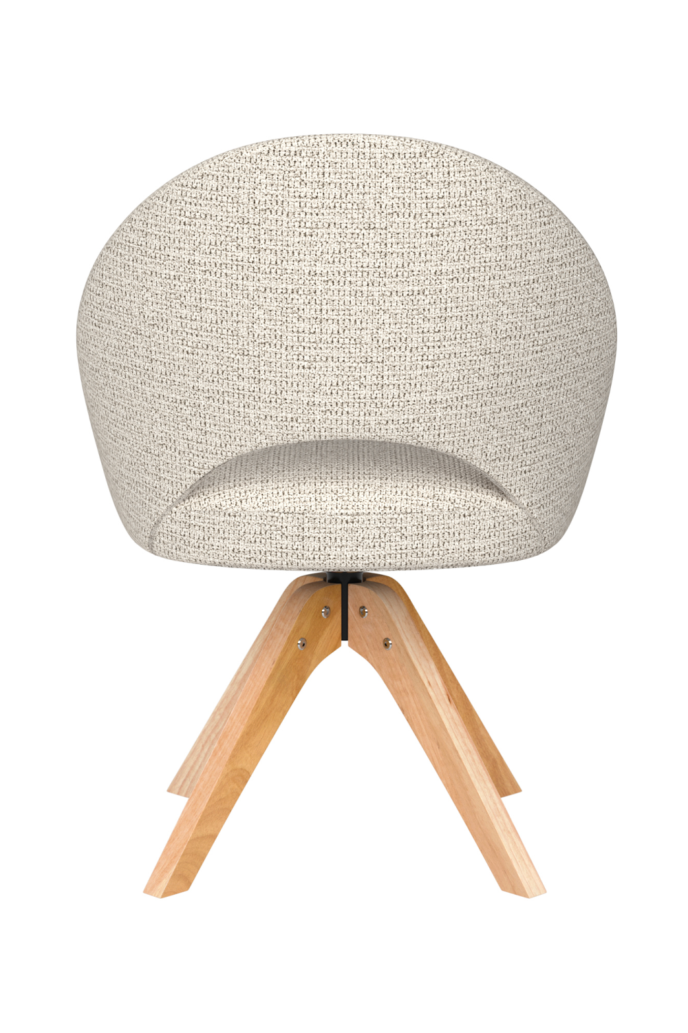 Cut-Out Wooden Swivel Chair | DF Mick | Oroa.com