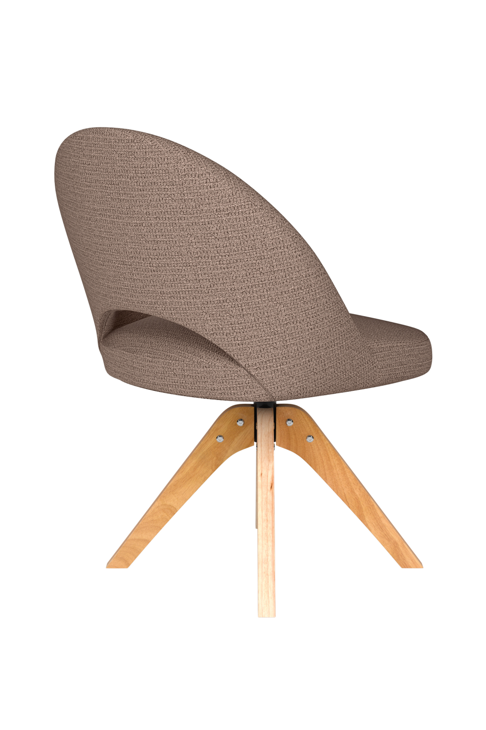 Cut-Out Wooden Swivel Chair | DF Mick | Oroa.com