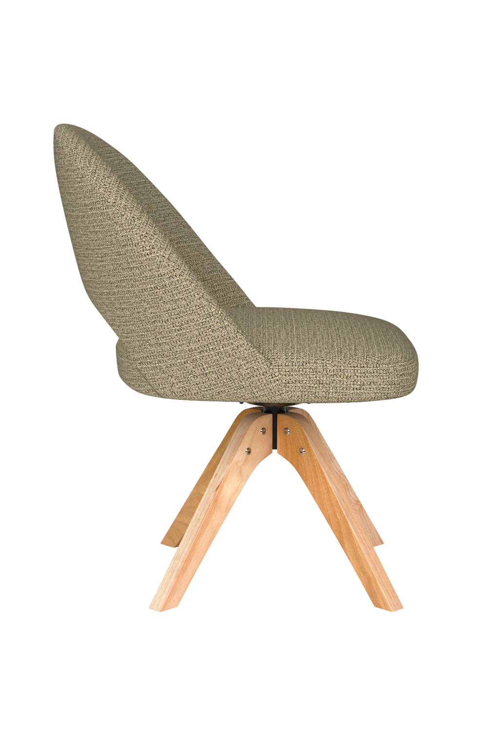 Cut-Out Wooden Swivel Chair | DF Mick | Oroa.com