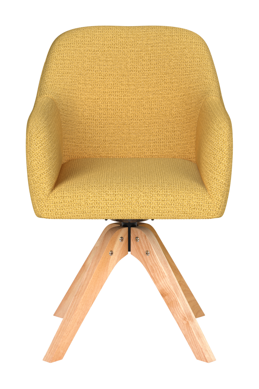 Upholstered Wooden Swivel Armchair | DF Otis | Oroa.com