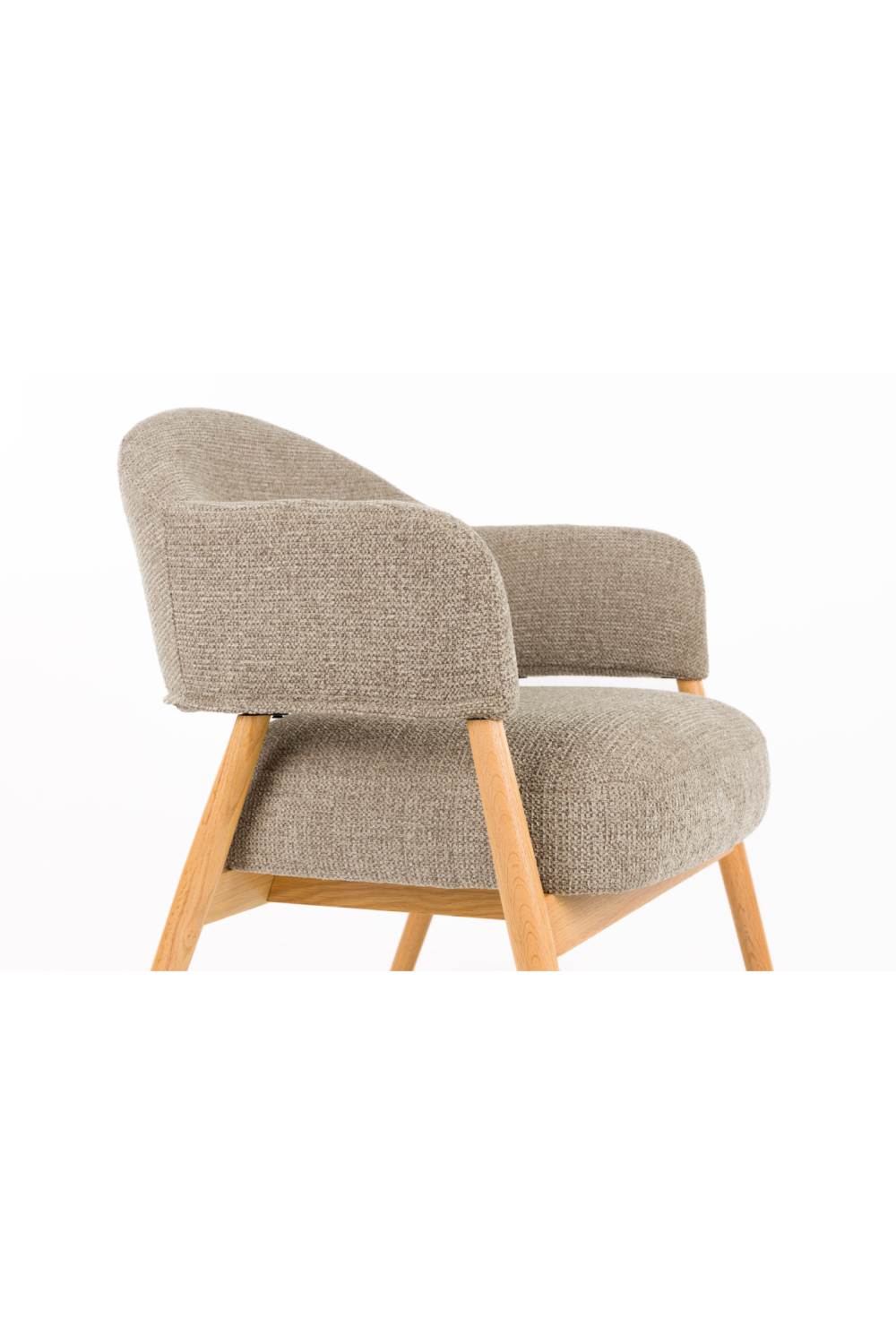 Oak Framed Lounge Chair | Oroa.com