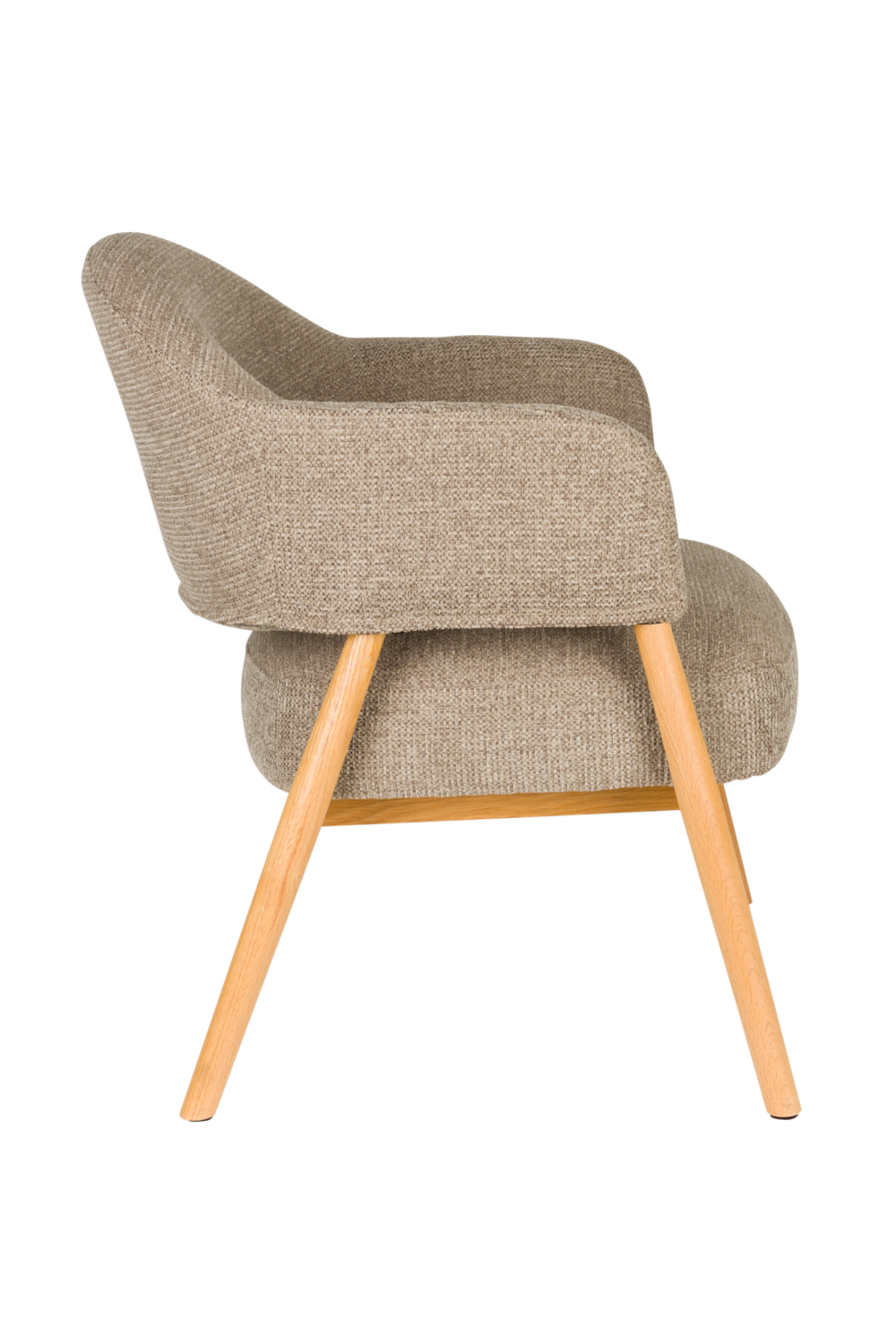 Oak Framed Lounge Chair | DF Indy | OROA.com