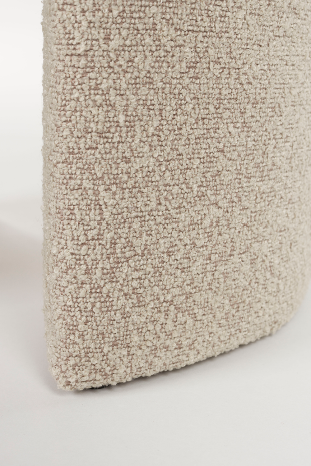 Beige Upholstered Stool | DF Noxx | OROA.com