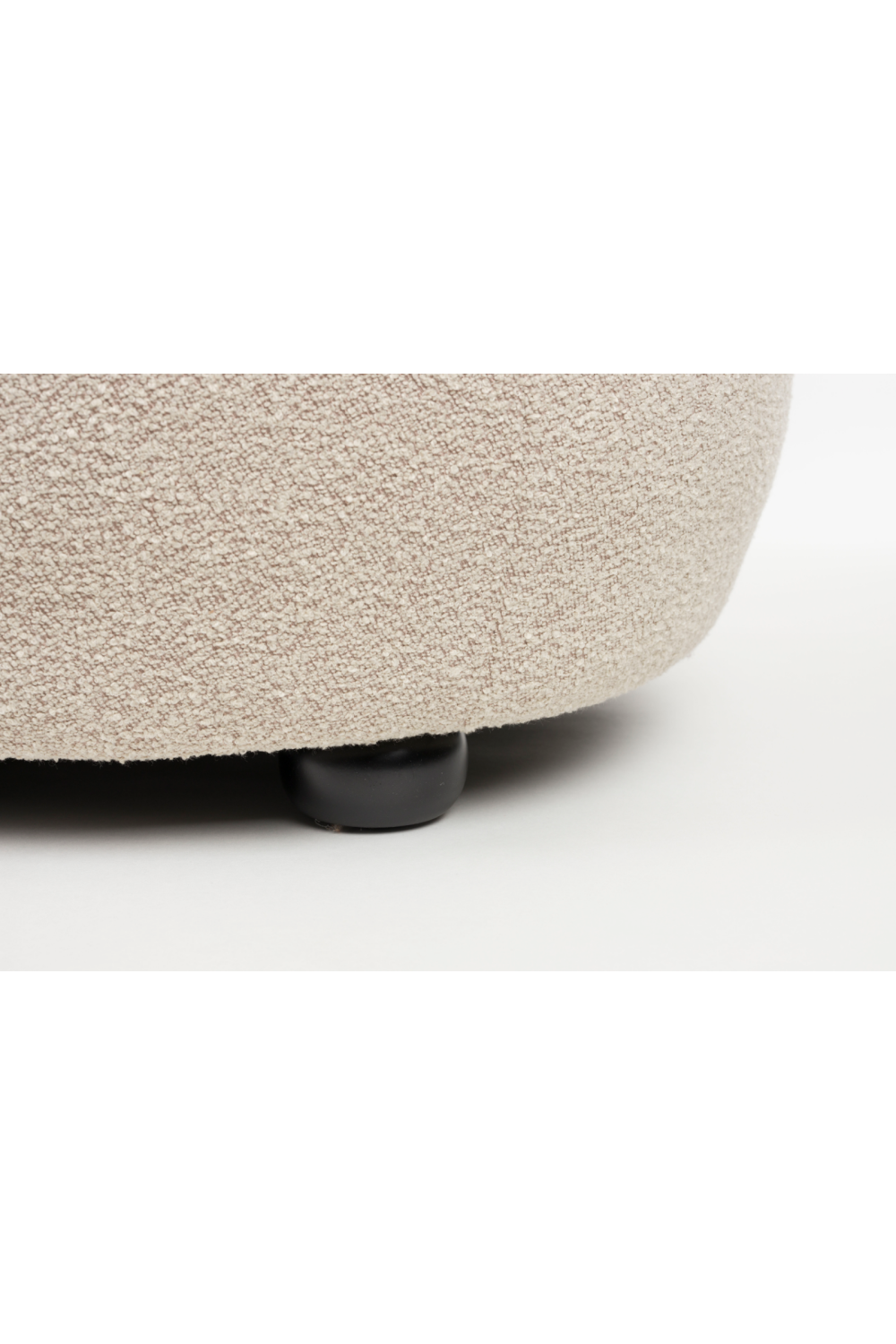Beige Upholstered Ottoman | DF Noxx | OROA.com
