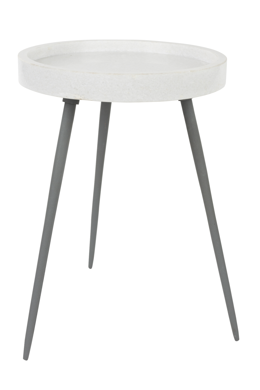 Solid Marble Side Table | DF Karrara | OROA.com