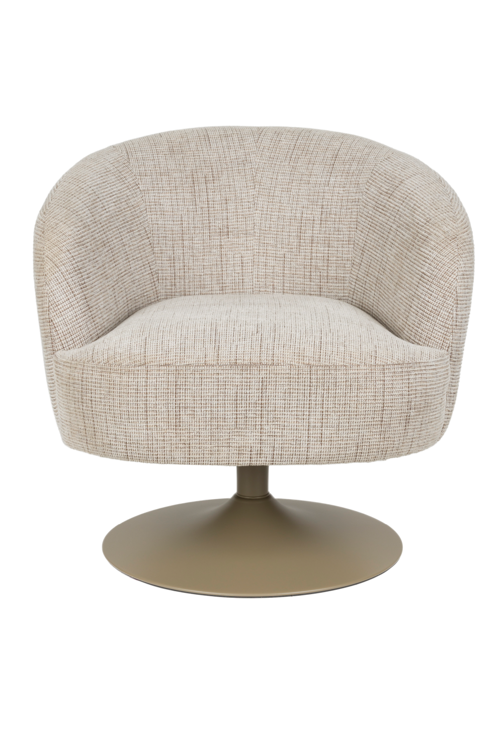 Central Leg Brown Lounge Chair | DF Renate | OROA.com