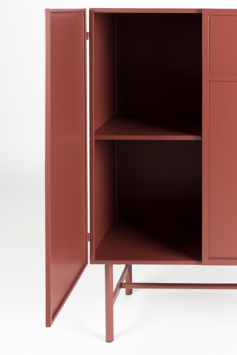 Red Iron 2-Door Cabinet | DF Davis | Oroa.com