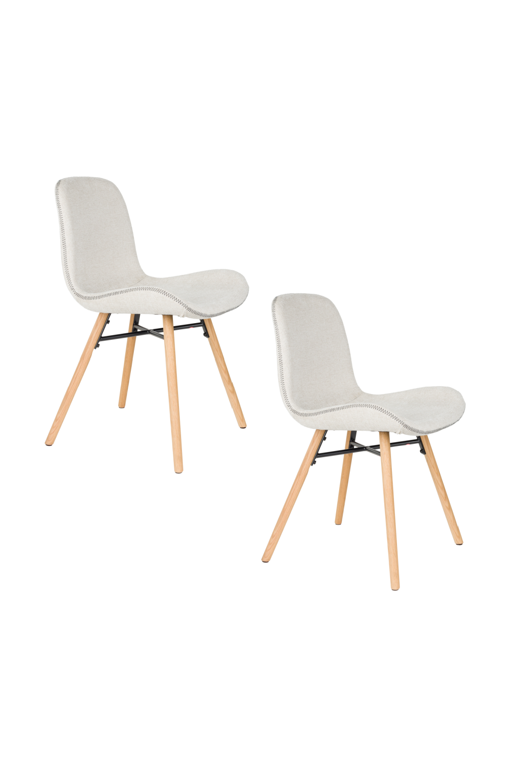 Topstitched Dining Chairs (2) | DF Lester | Oroa.com