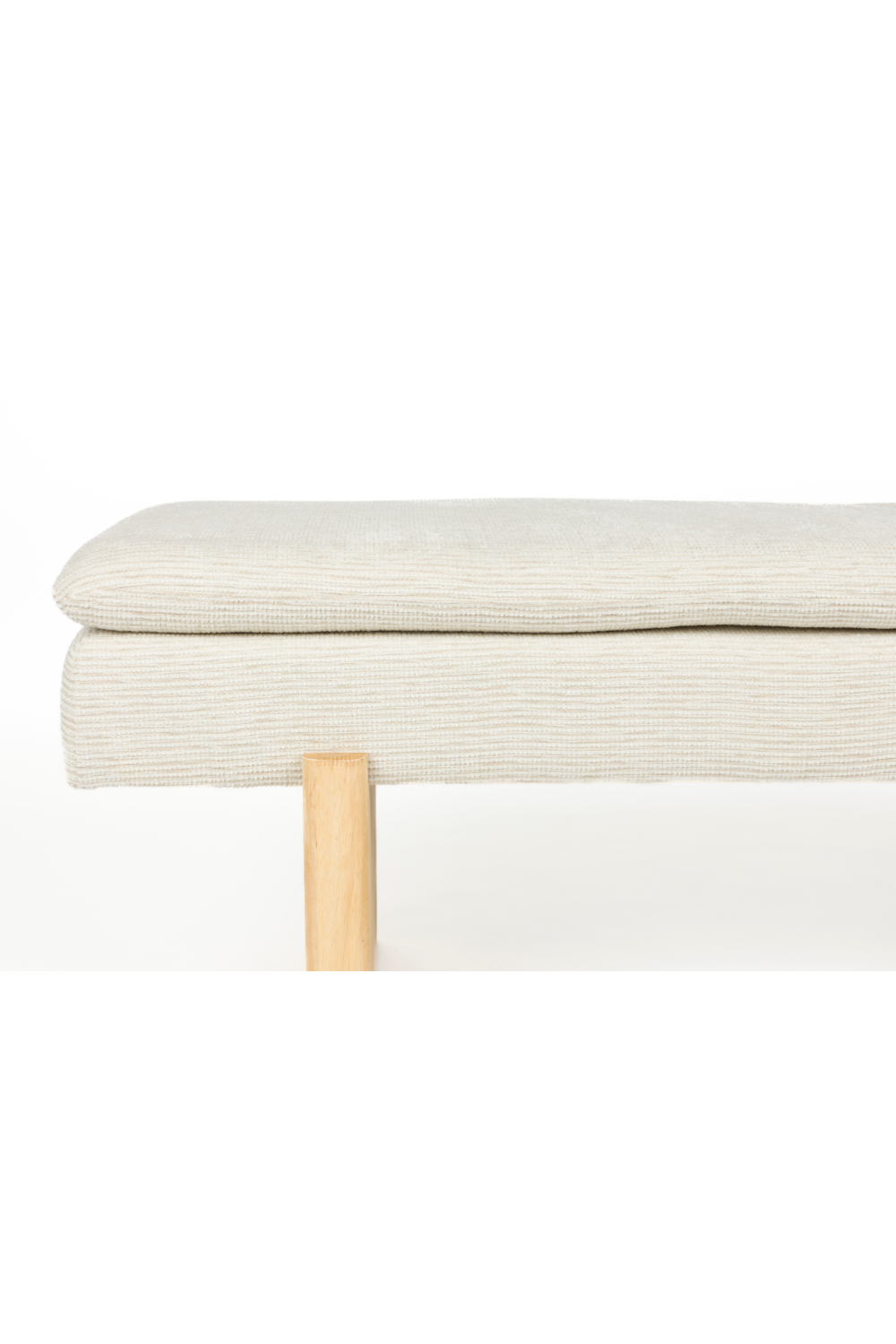 Light Gray Upholstered Bench | DF Jappo | Oroa.com