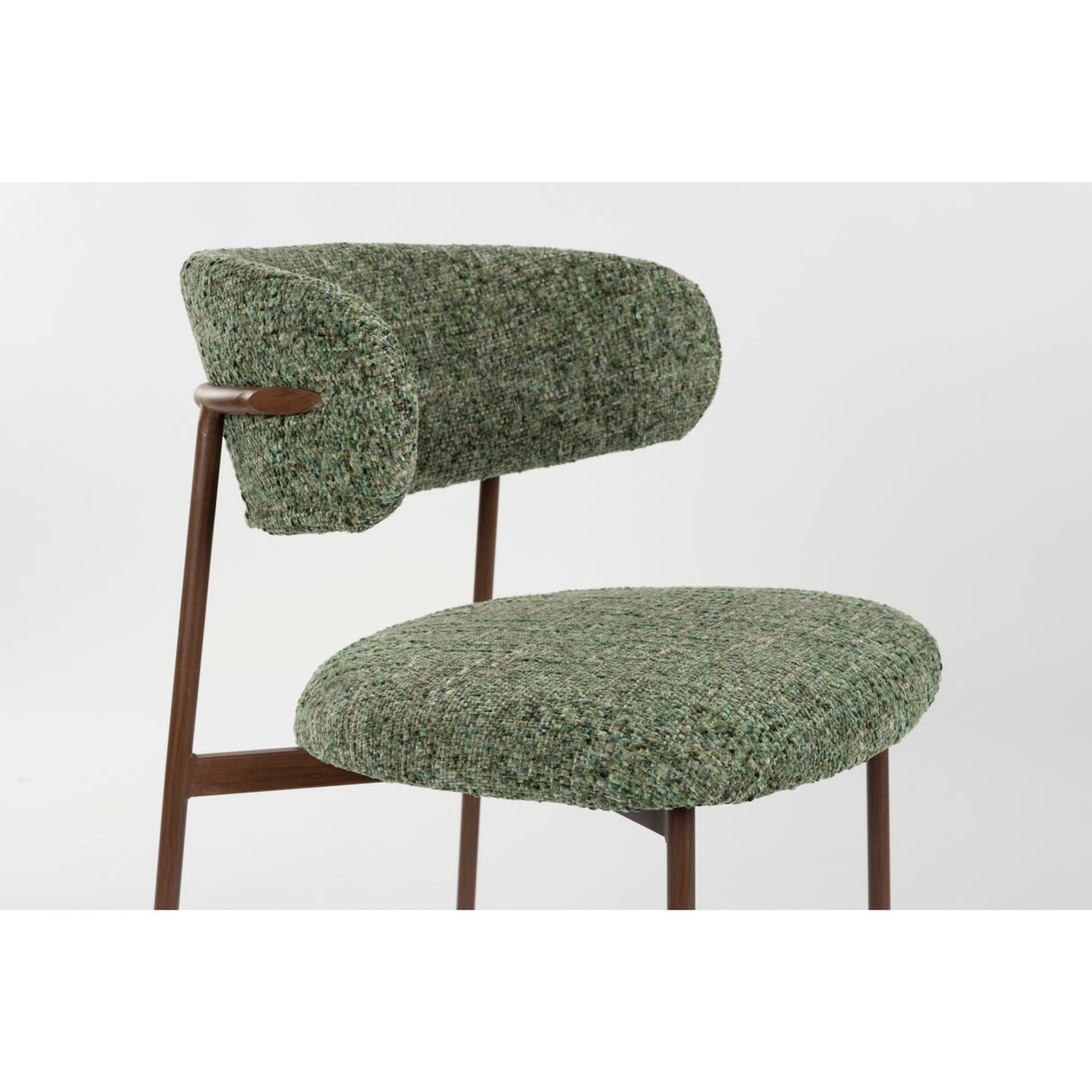 Modern European furniture - Iron Framed Curve Dining Chairs (2)- www.oroa.com | Oroa.com