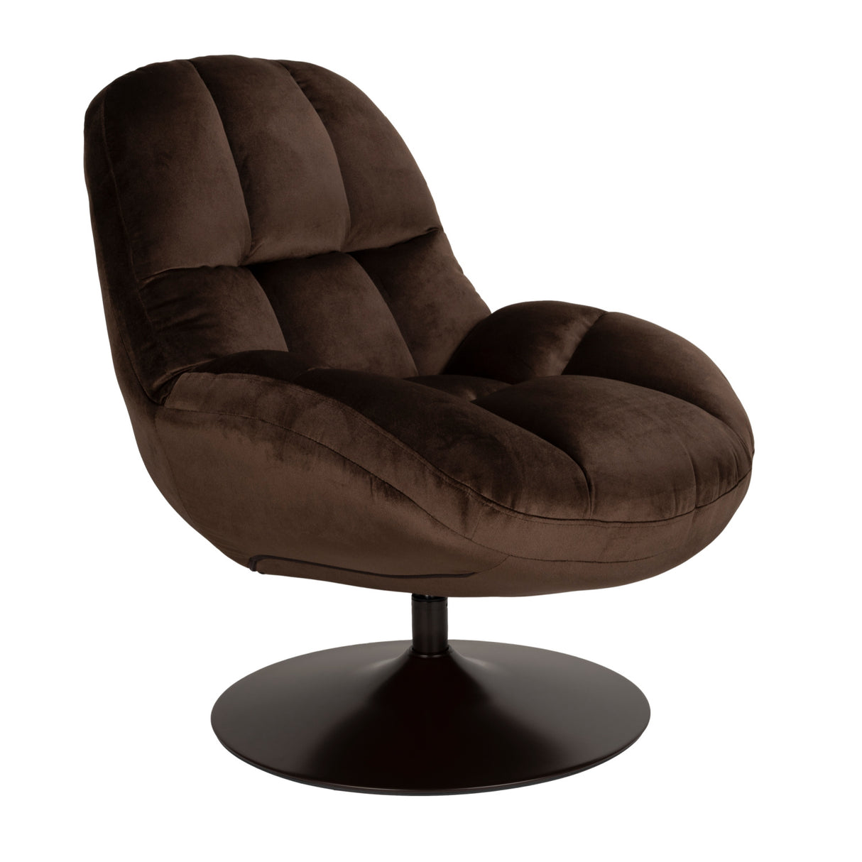 Velvet Swivel Lounge Chair | Oroa.com
