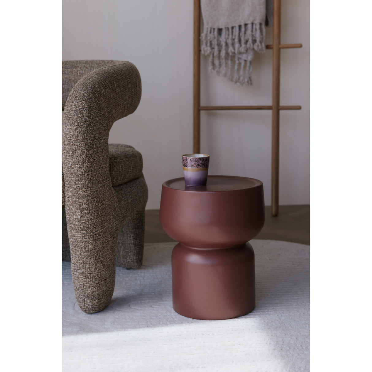 Modern European furniture - Matte Finished Side Table - www.oroa.com | Oroa.com