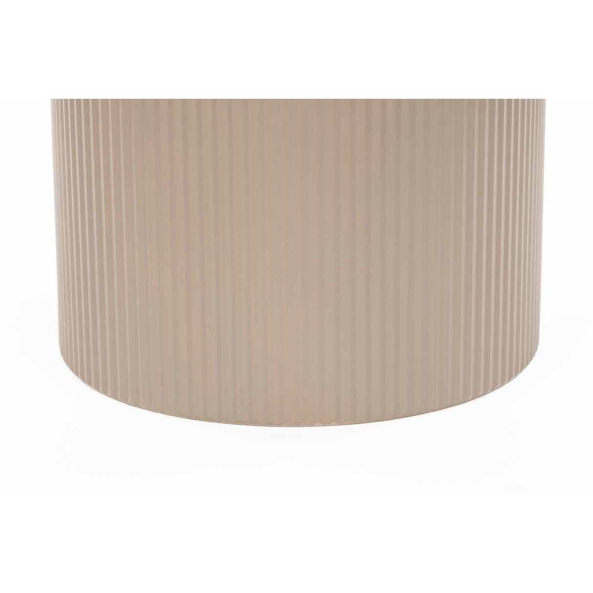 Beige Marble Round Side Table | Oroa.com