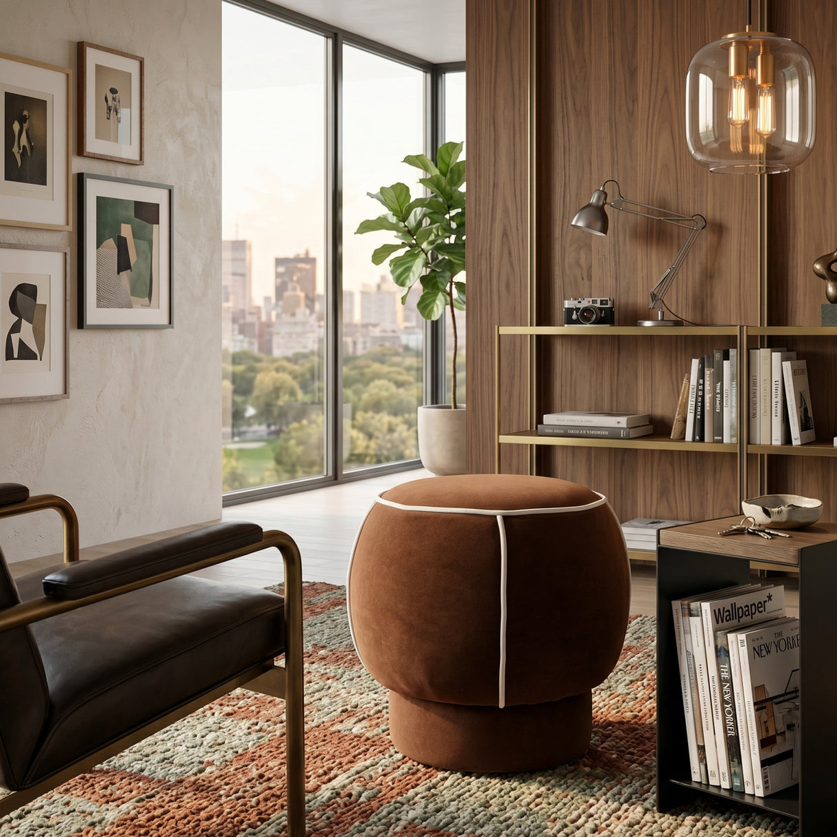 Fabric Upholstered Stool | Oroa.com
