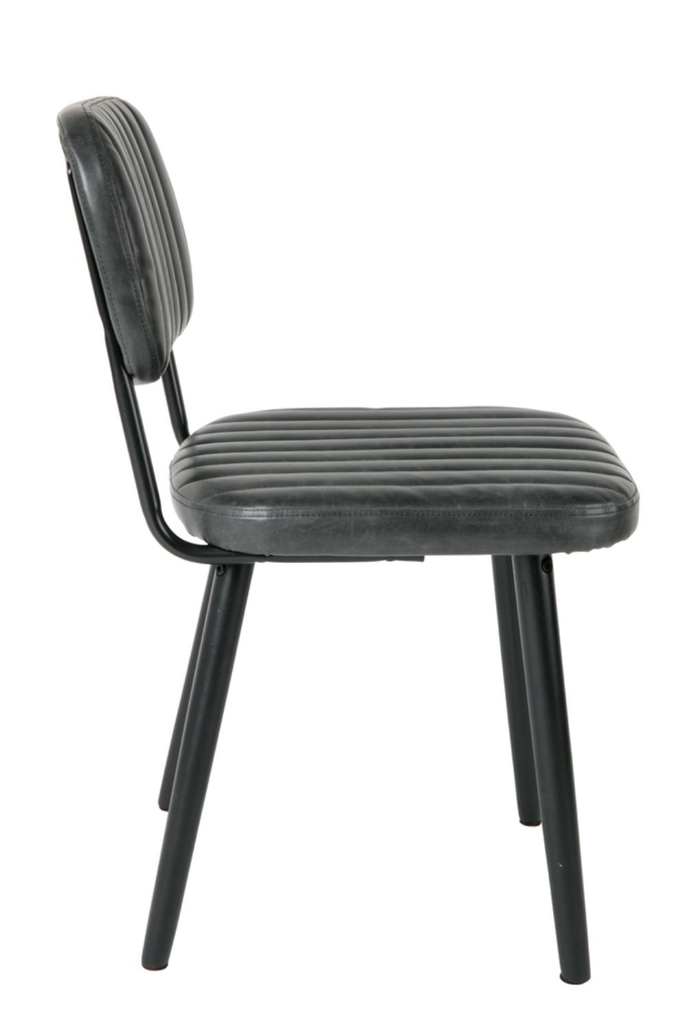 Channeled Leather Dining Chair | DF Jake | Oroa.com