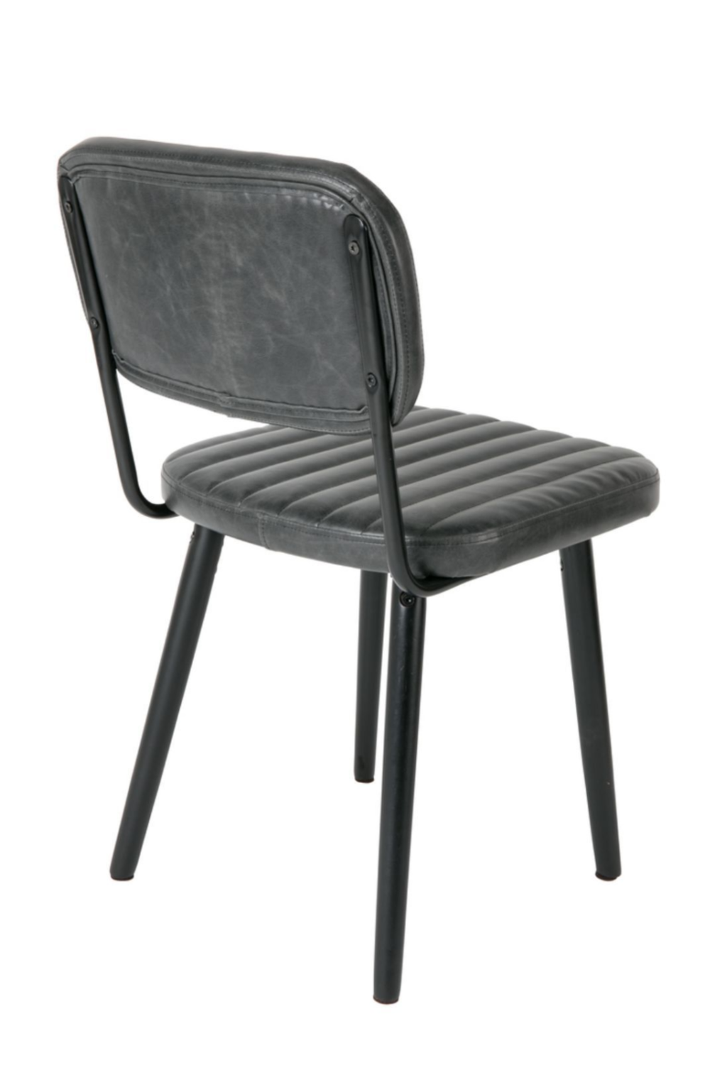 Channeled Leather Dining Chair | DF Jake | Oroa.com
