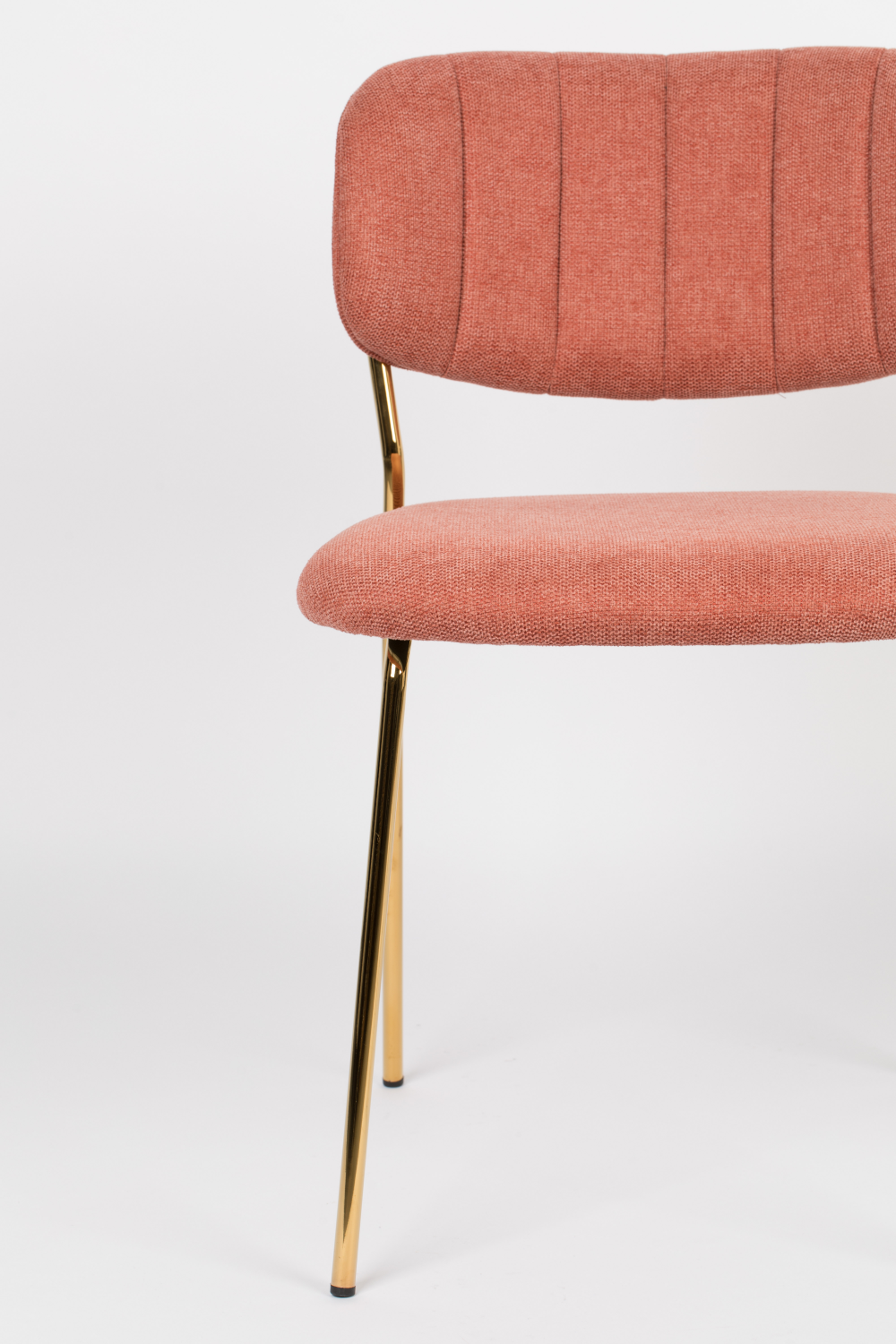 Mixed Fabric Upholstered Dining Chairs (2) | DF Jolien | OROA.com