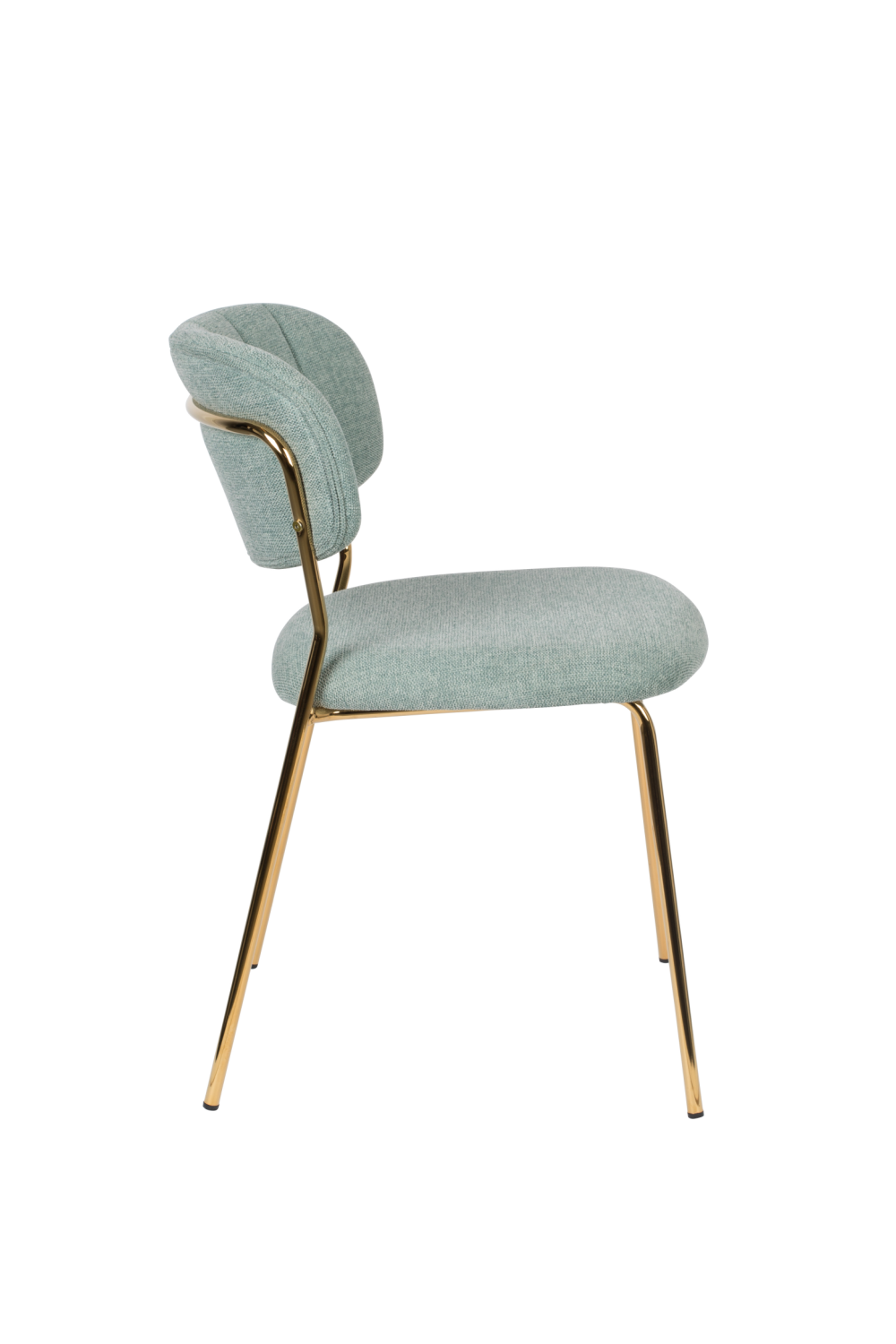 Mixed Fabric Upholstered Dining Chairs (2) | DF Jolien | OROA.com