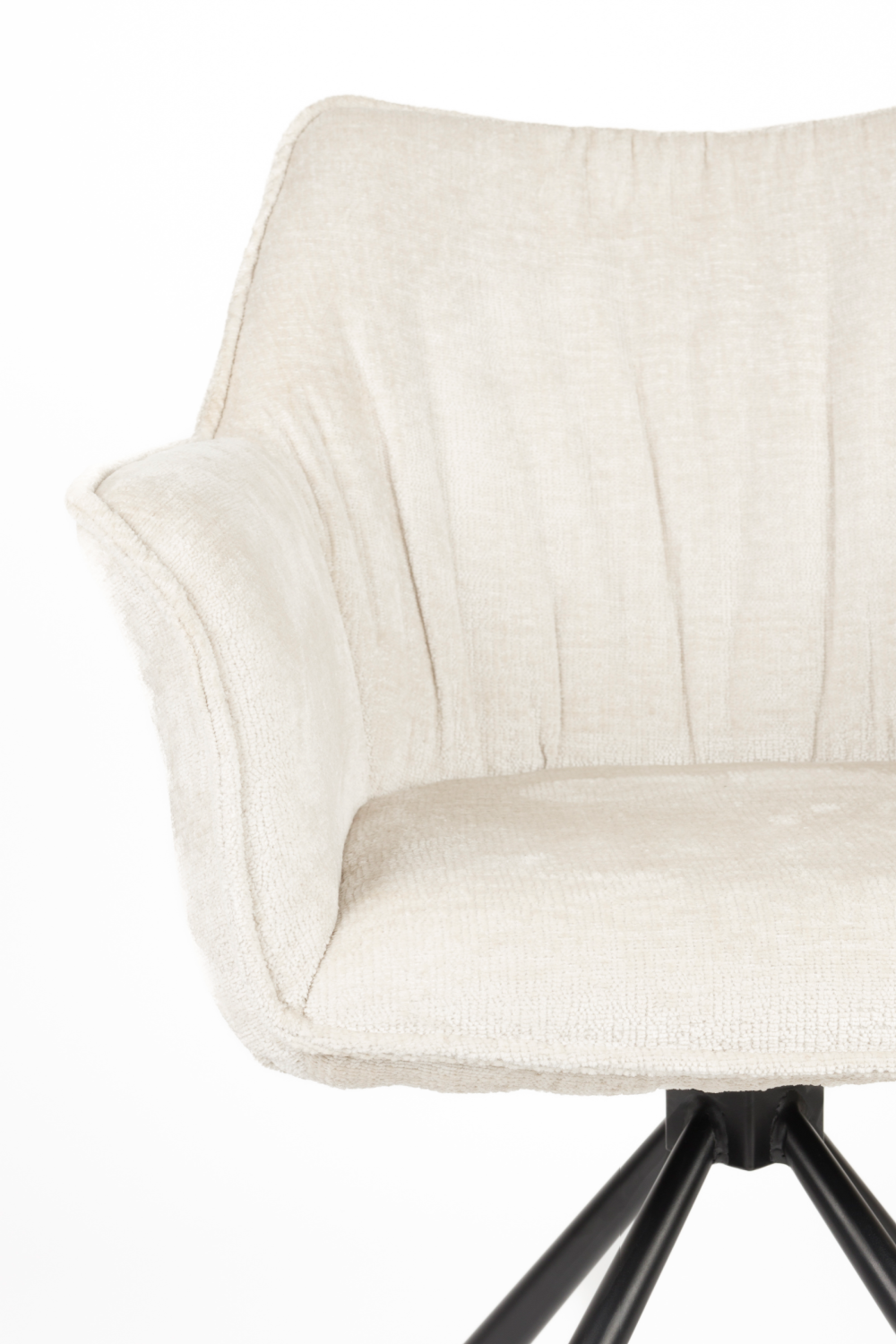 Beige Swivel Armchair Set (2) | DF Kodak | OROA.com