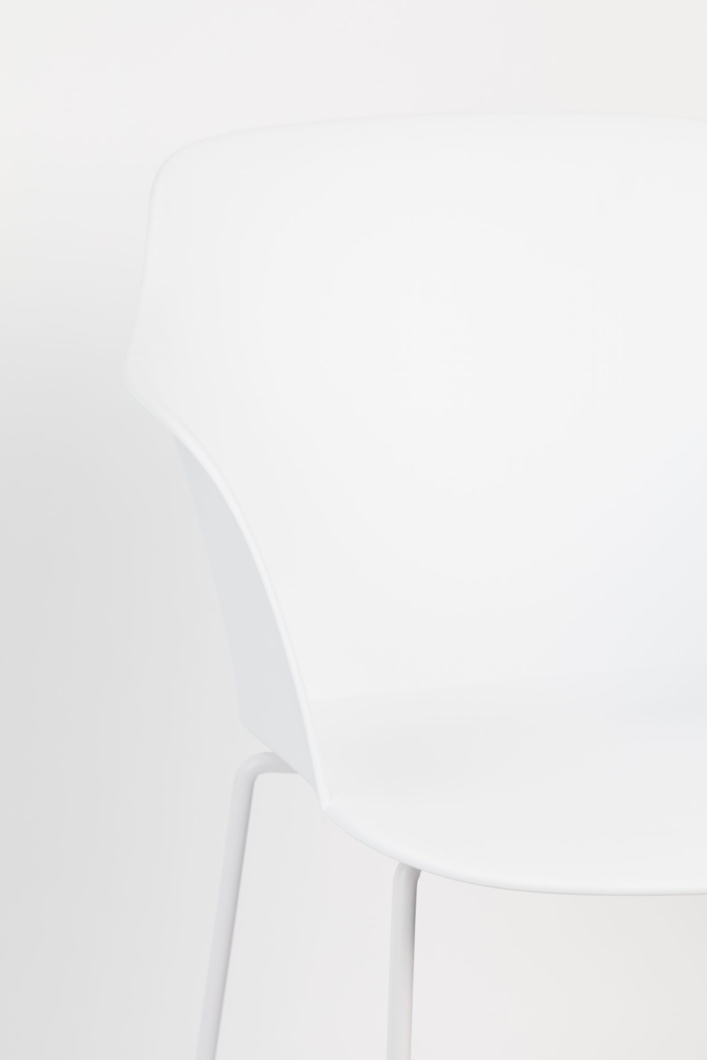 White Contemporary Dining Chairs (2) | DF Tango | Oroatrade.com