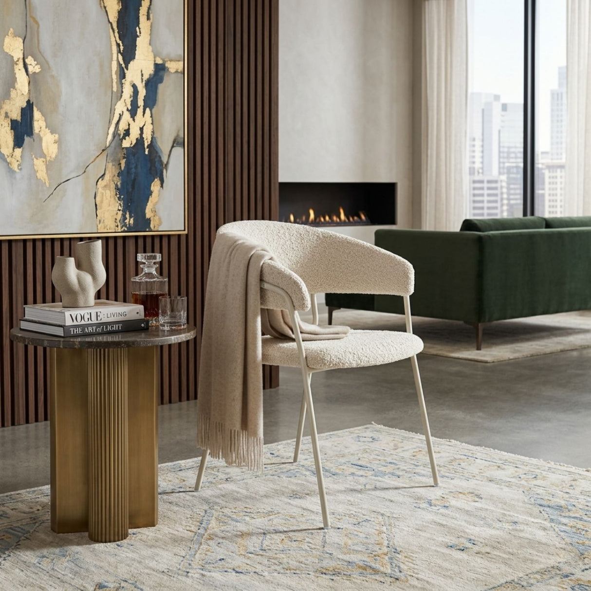 Curved-Back Dining Armchairs (2) | Oroa.com