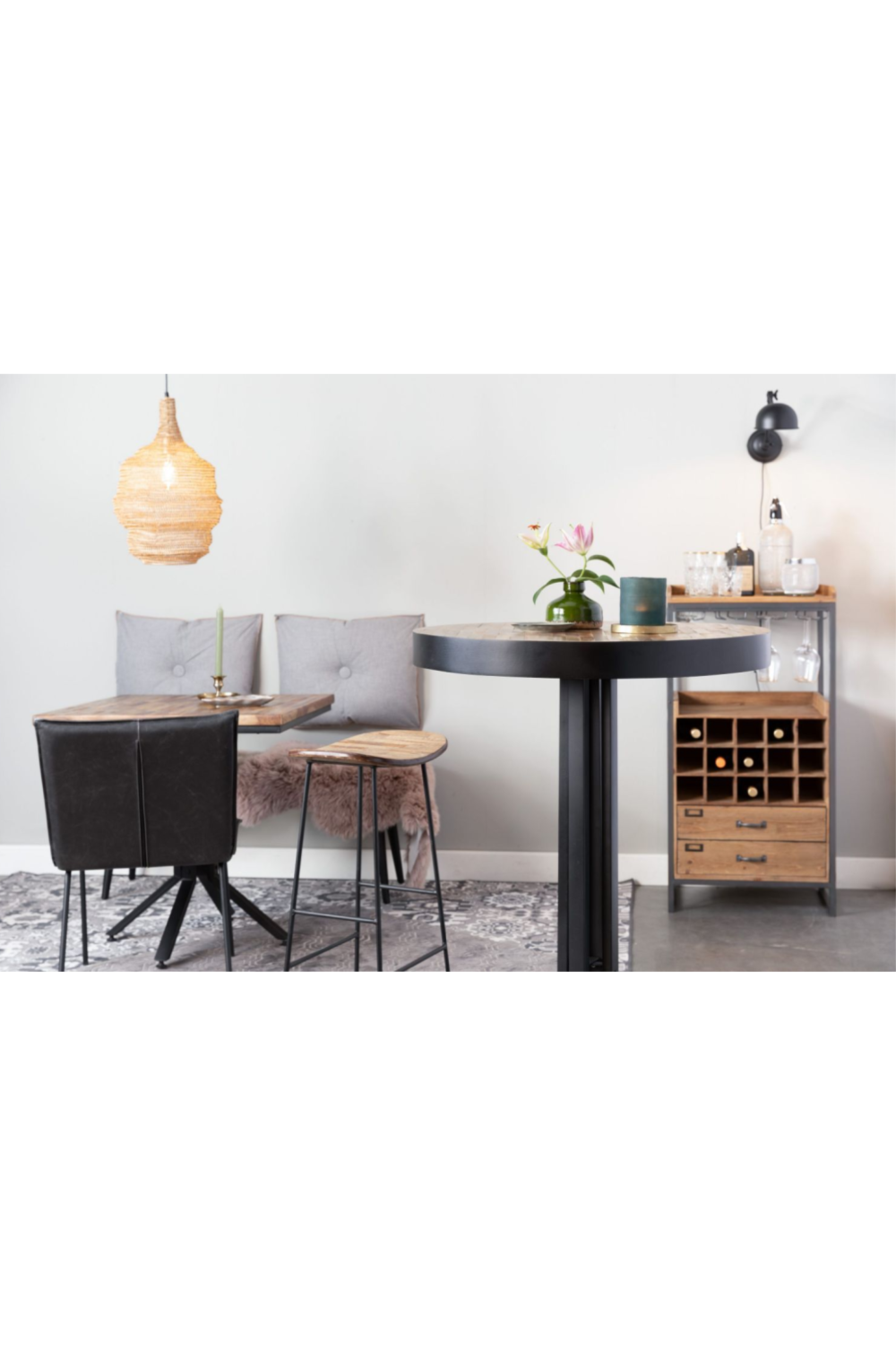 Brown Saddle Counter Stool | Oroa.com