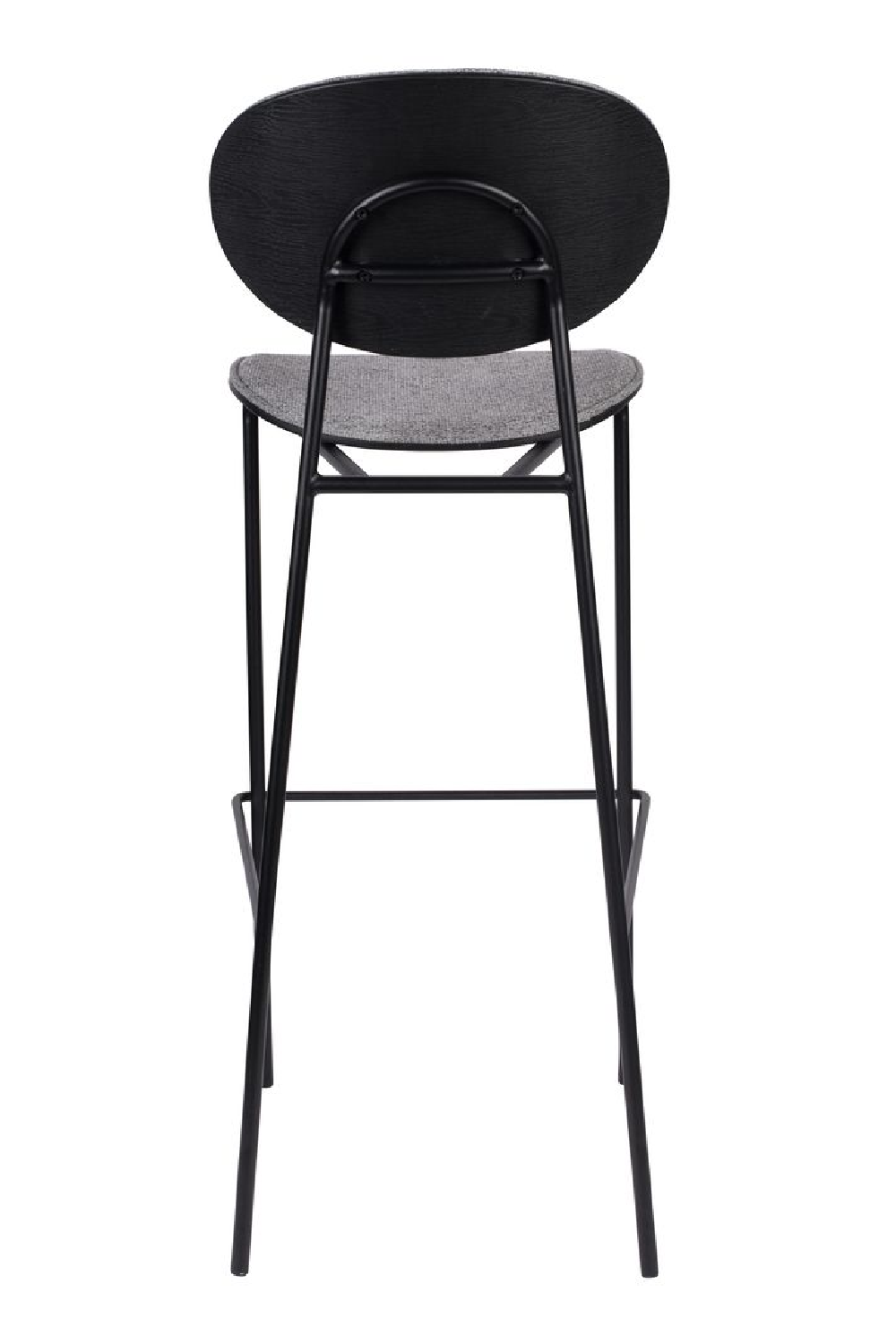 Gray Upholstered Barstools (2) | DF Donny | OROA.com