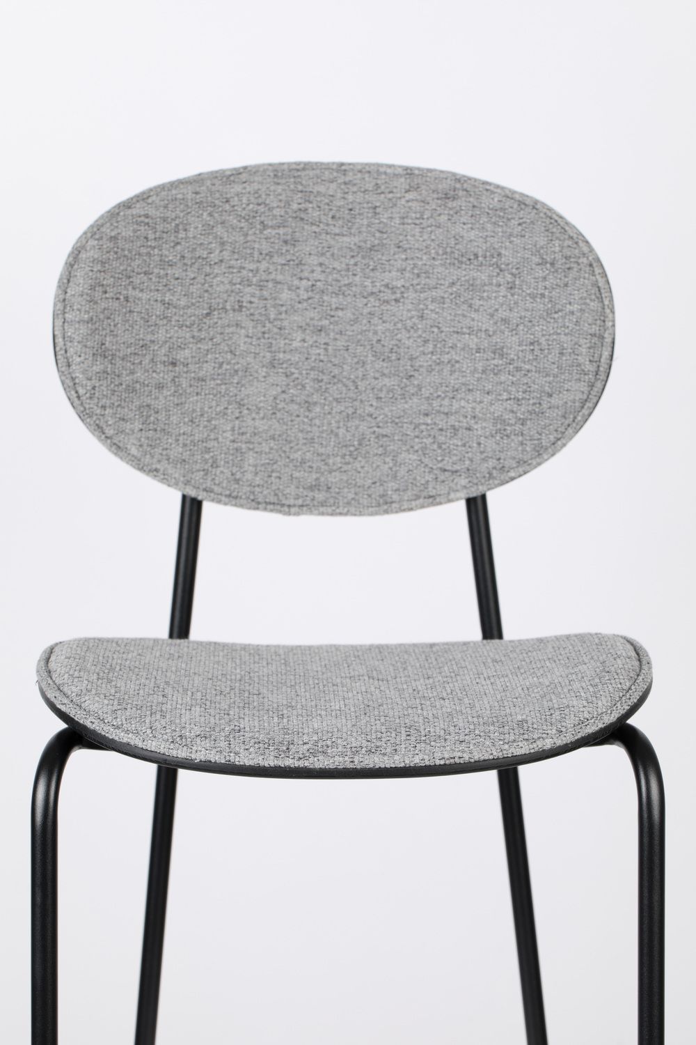 Gray Upholstered Barstools (2) | DF Donny | OROA.com
