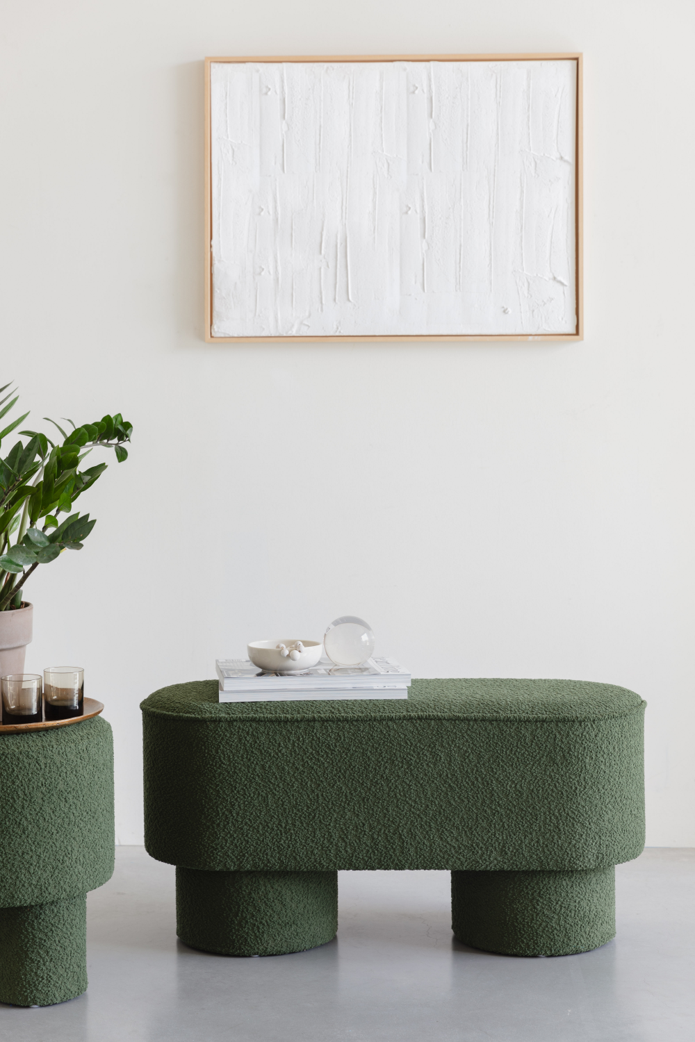 Bouclé Modern Bench | DF Marcos | OROA.com