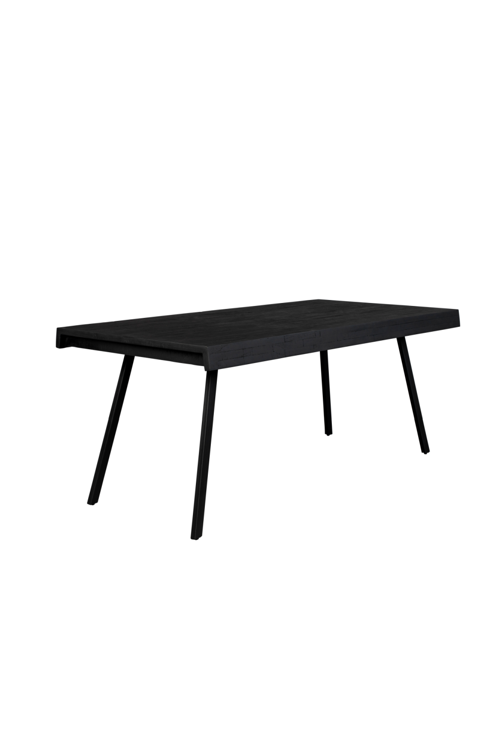 Black Lacquered Teak Dining Table | DF Suri | Oroa.com