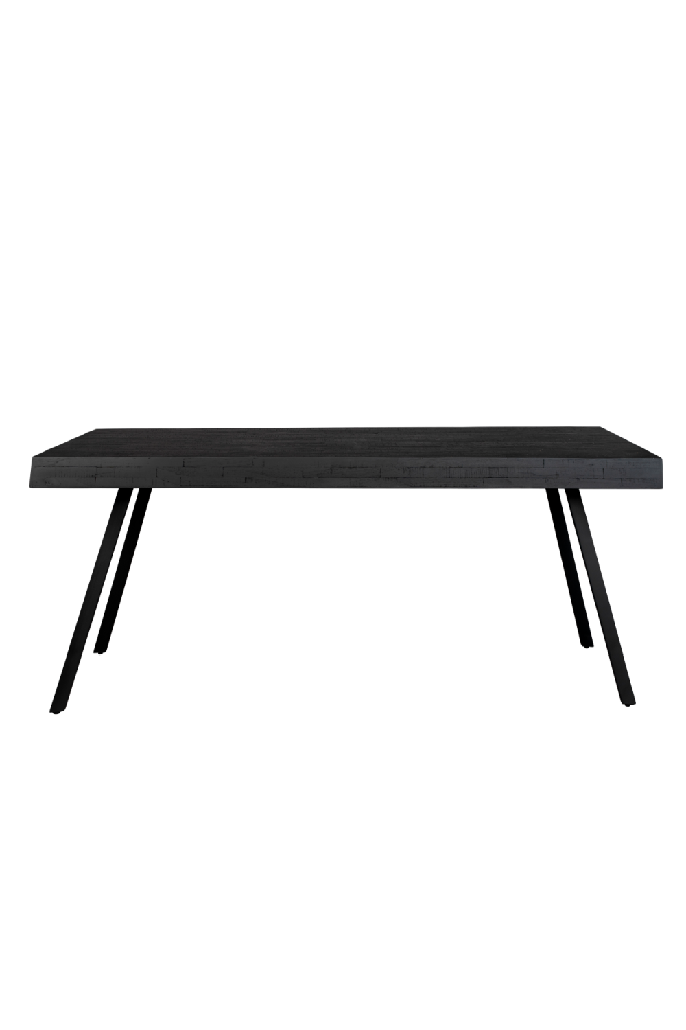Black Lacquered Teak Dining Table | DF Suri | Oroa.com