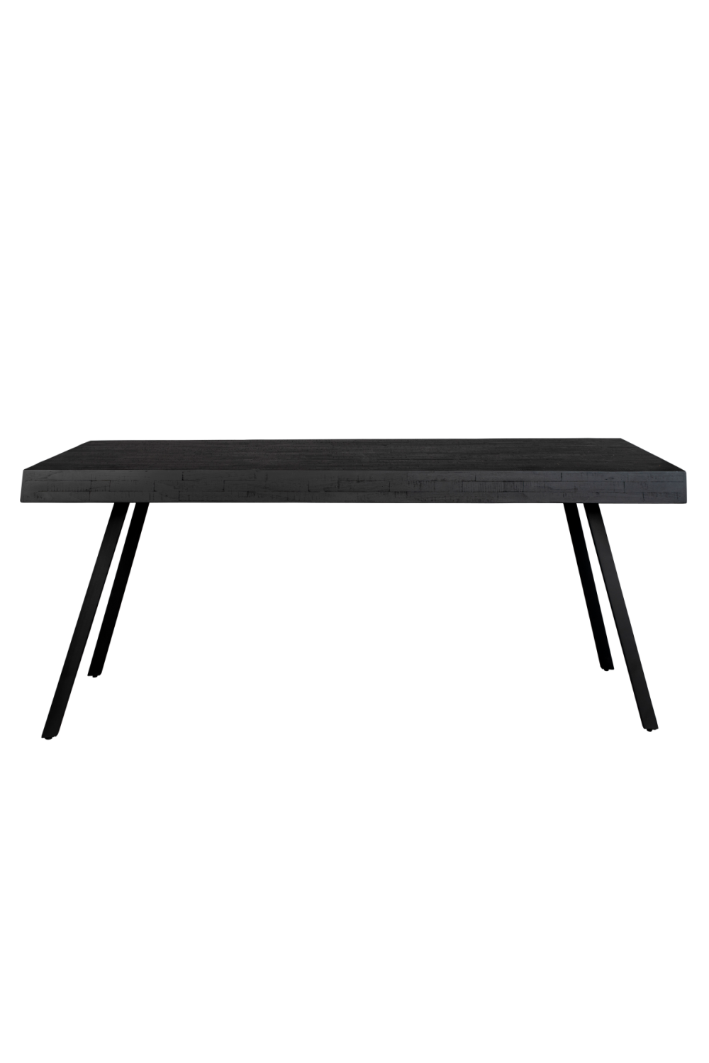 Black Lacquered Teak Dining Table | DF Suri | Oroa.com