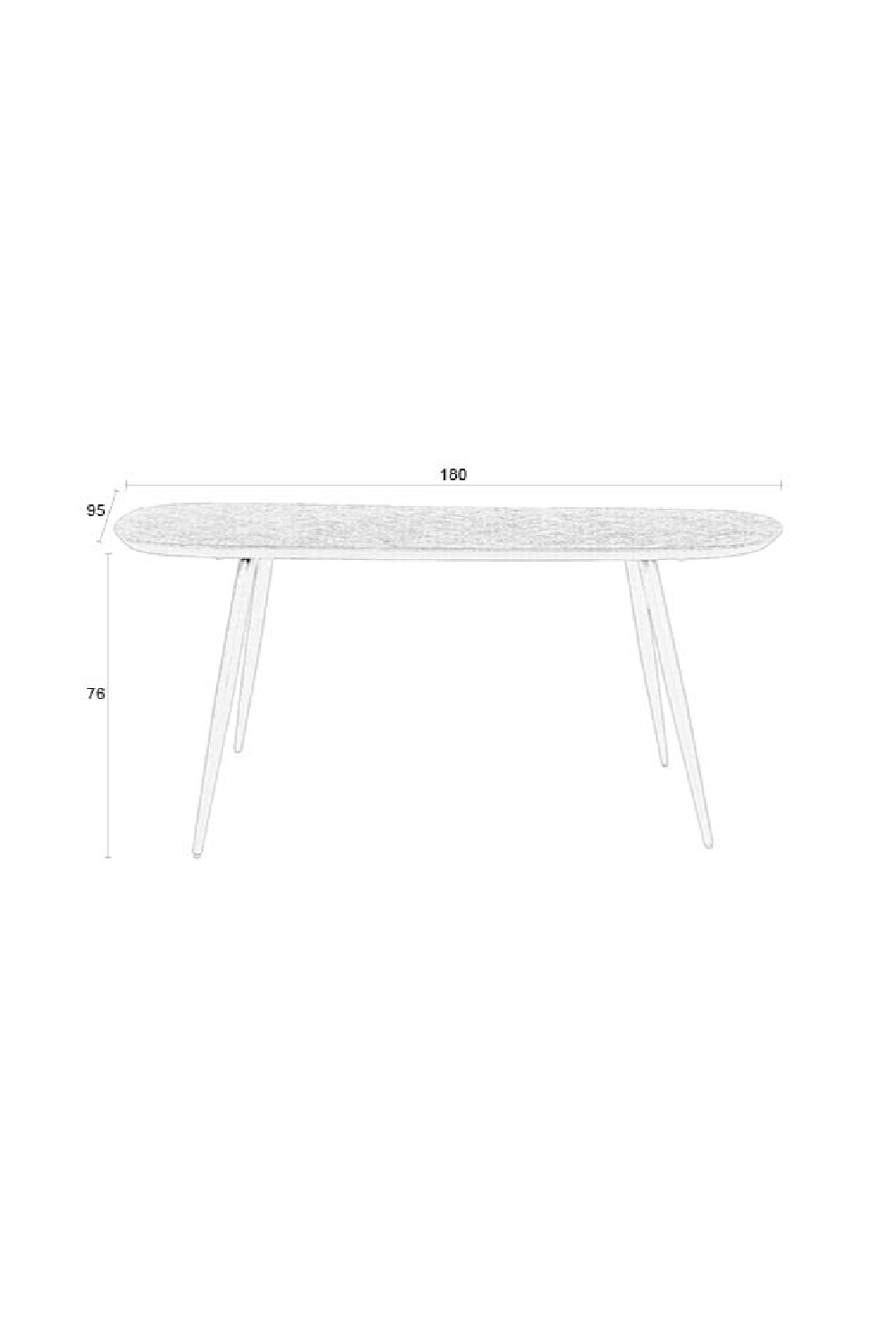 Teak Dining Table | DF Webster | OROA.com