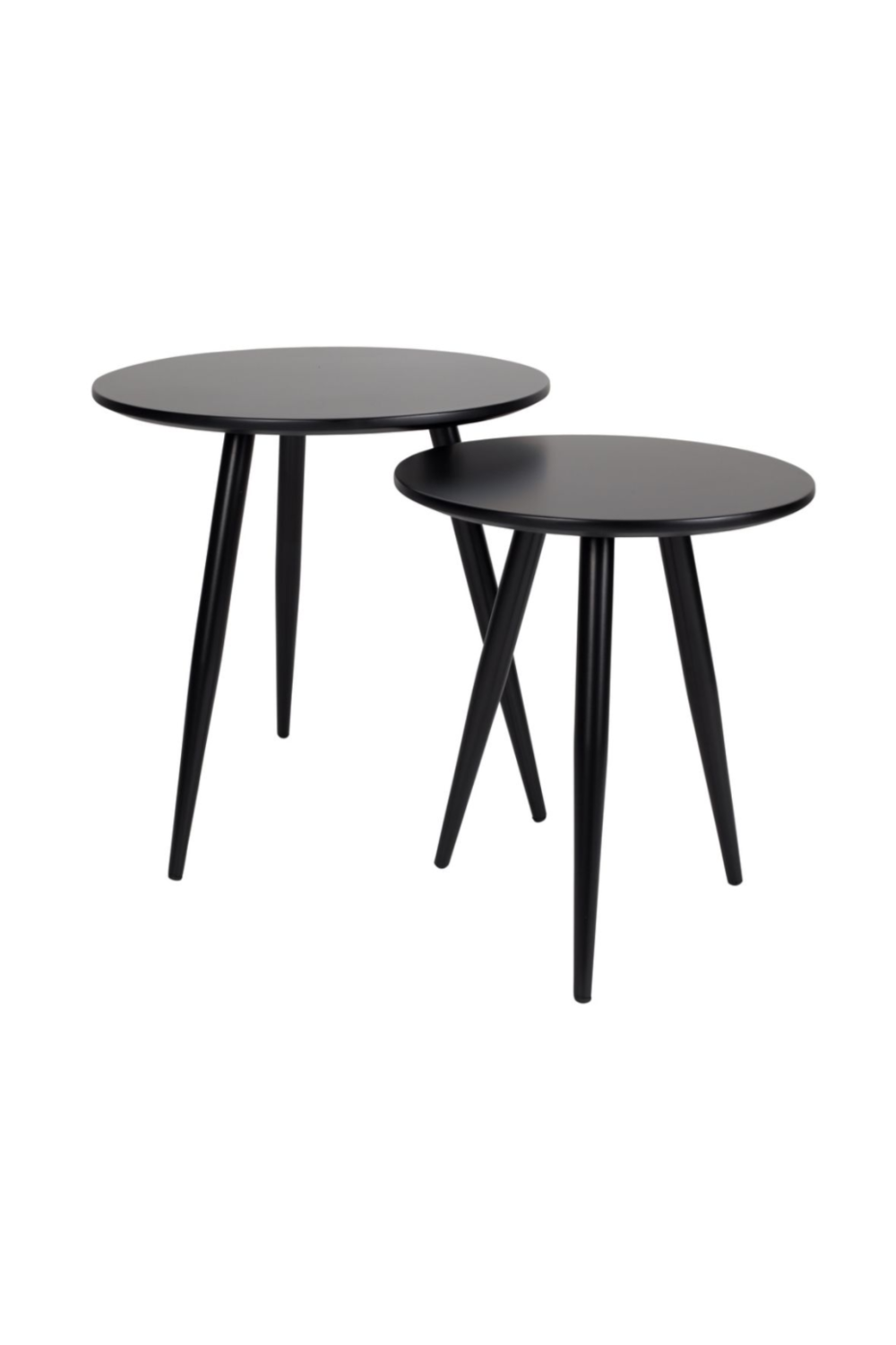 Wooden 3-Legged Side Tables (2) | DF Daven | Oroa.com