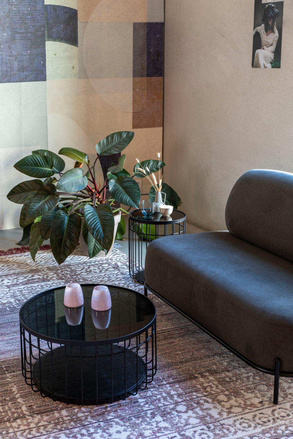 Black Industrial Coffee Table | DF Lance | OROA.com