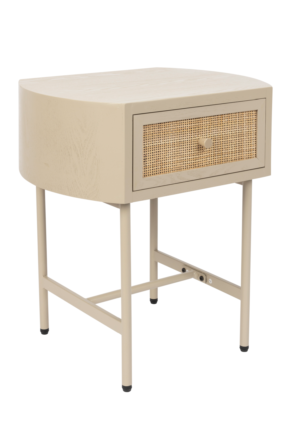 Beige Lacquered Side Table | Oroa.com