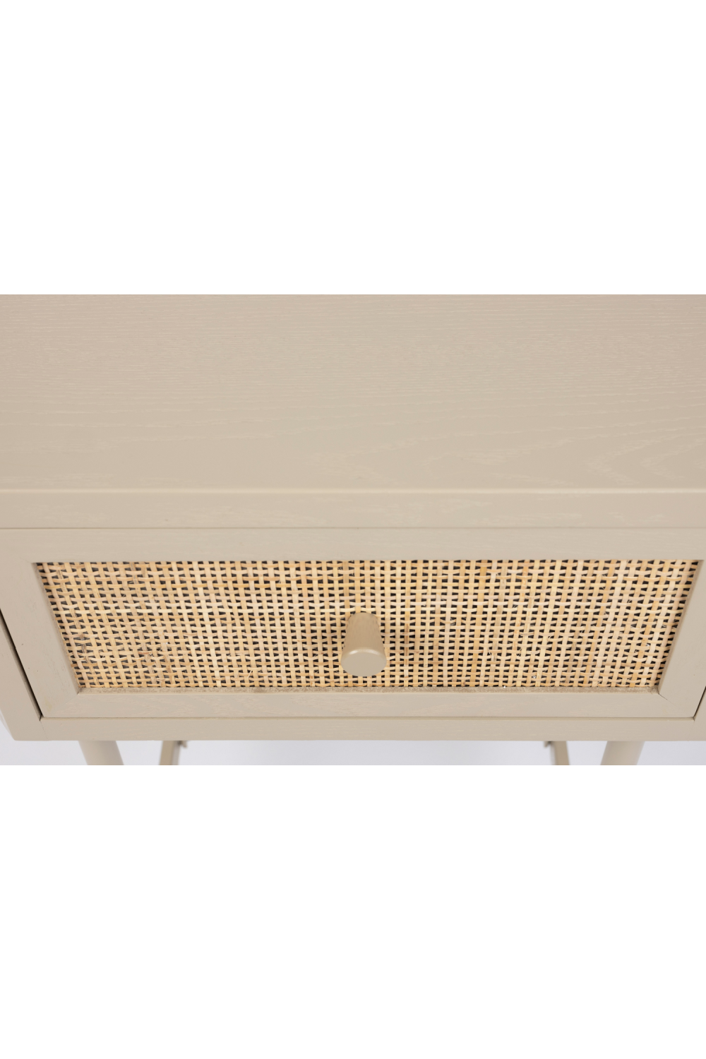 Beige Lacquered Side Table | Oroa.com