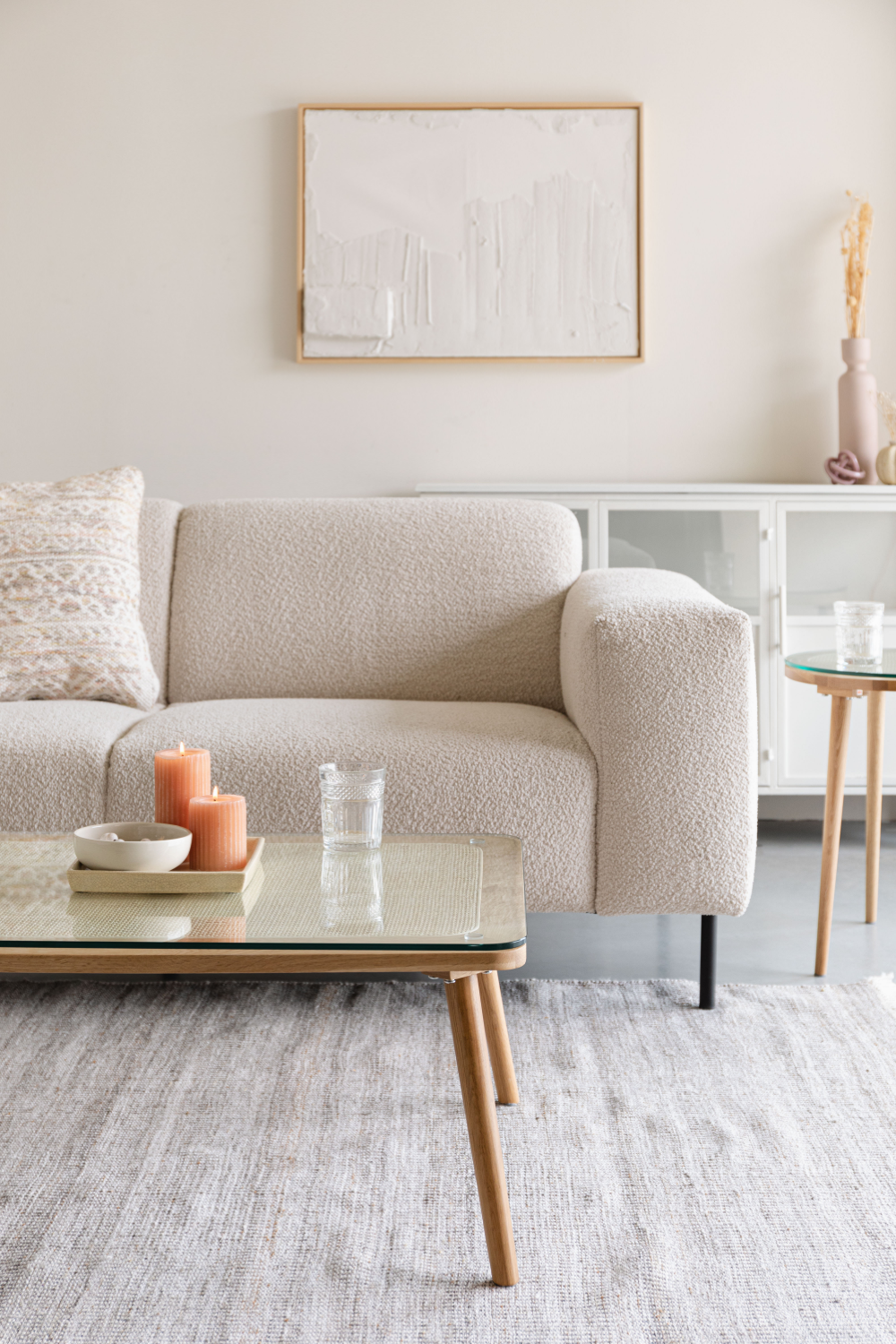 Natural Rattan Modern Coffee Table | DF Haru | OROA.com