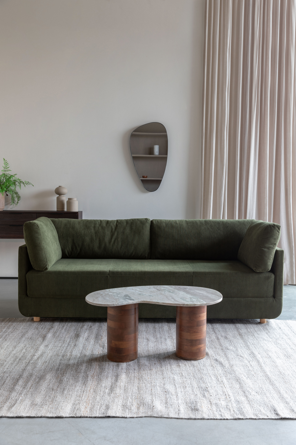 Marble Organic Coffee Table | DF Peli | OROA.com