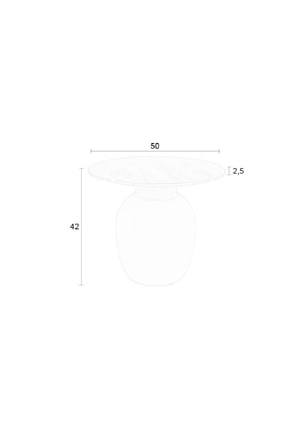 Beige Modern Side Table | DF Karula | OROA.com