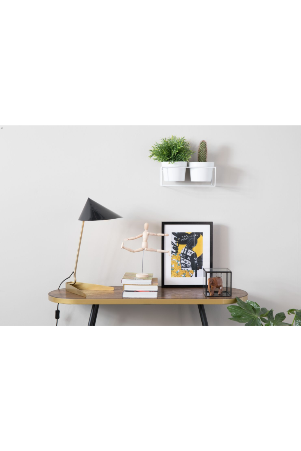 Gold Rim Console Table | DF Denise | OROA.com