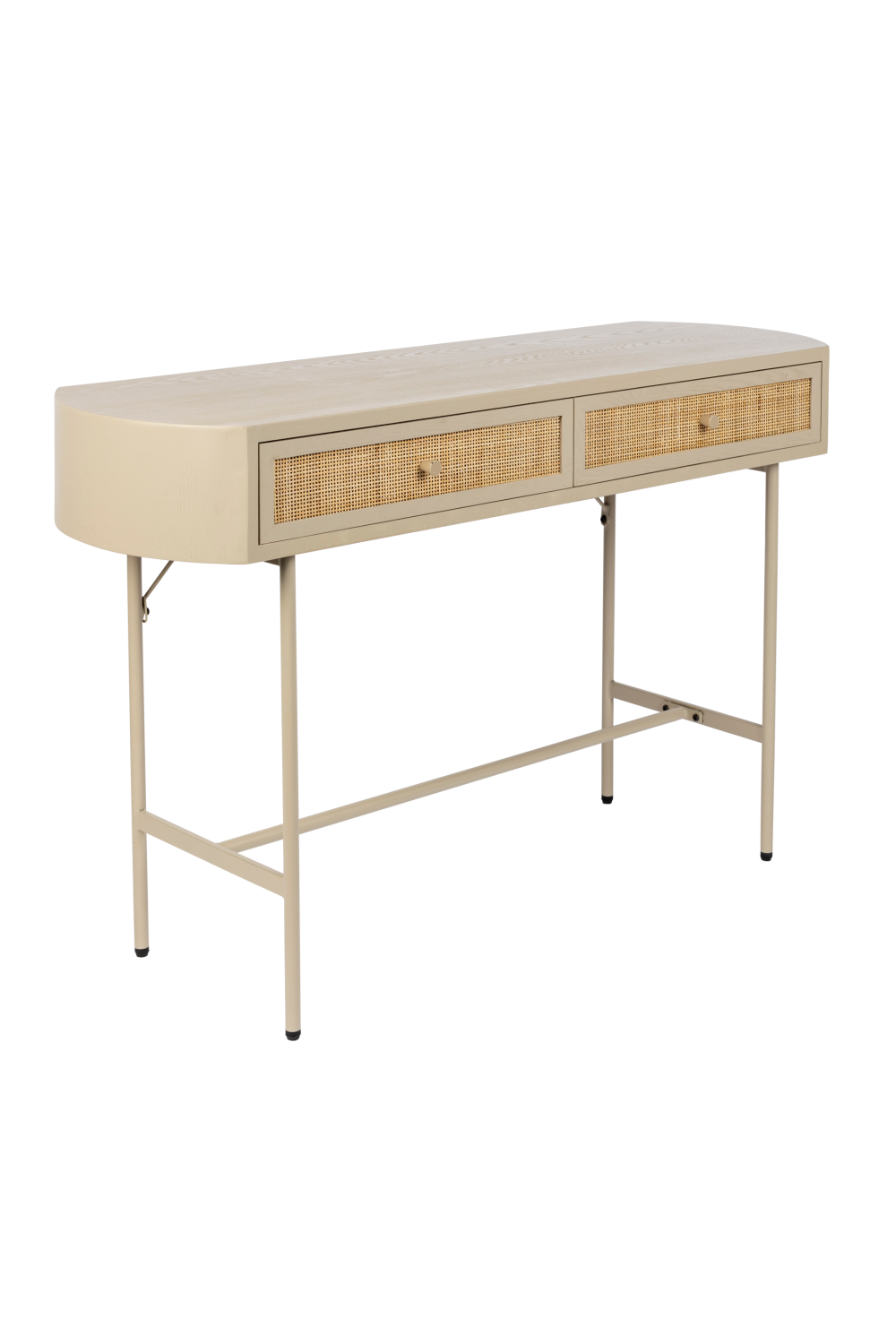 Beige Console Table With Drawers | DF Amaya | OROA.com