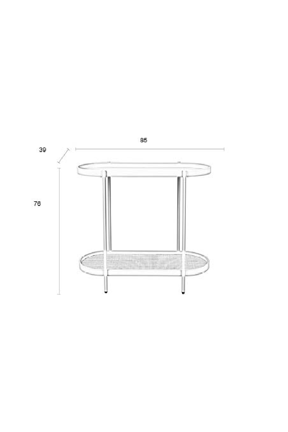 Beige Wooden Console Table | DF Amaya | OROA.com